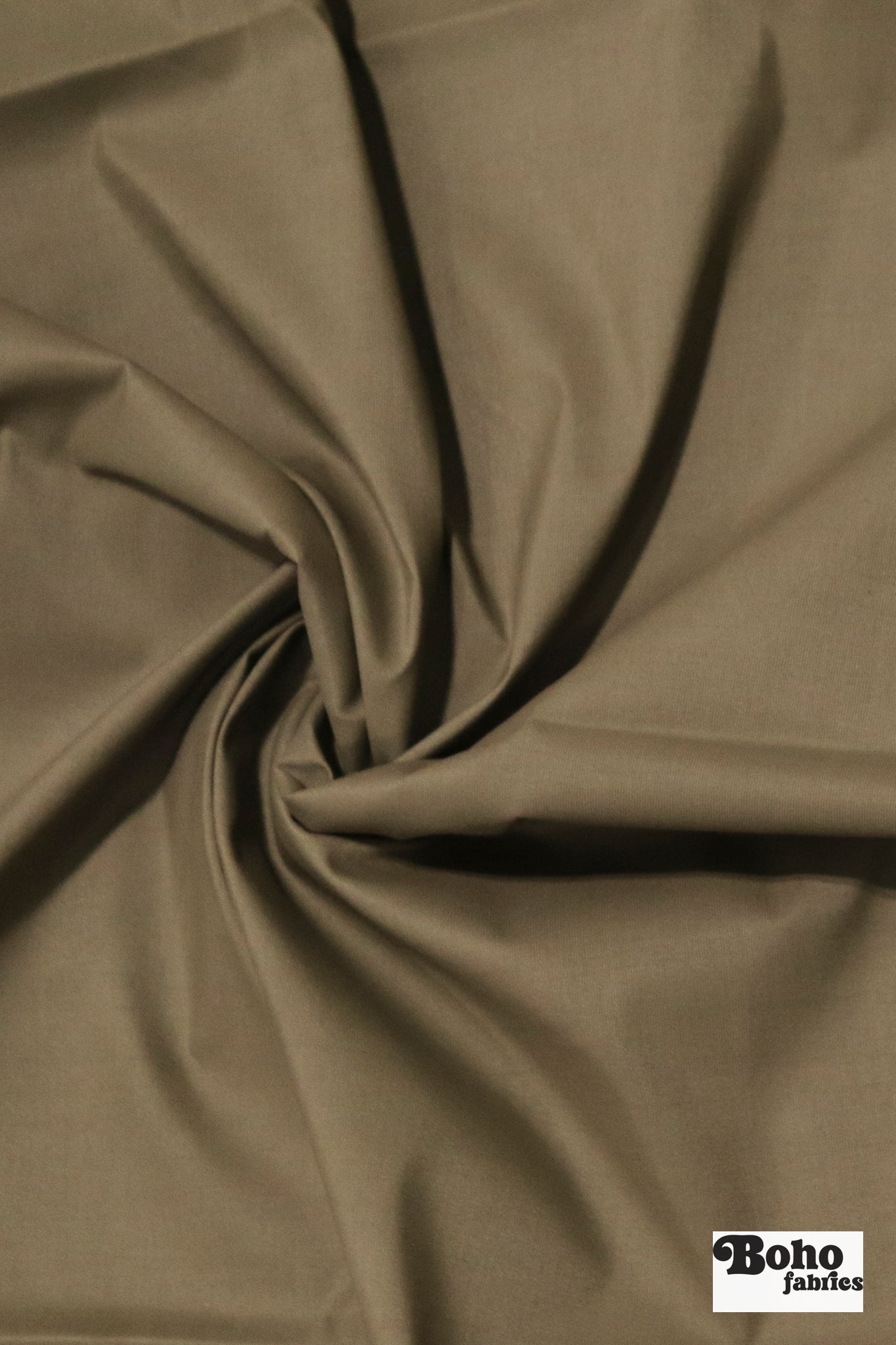 Beige Brown Lightweight Cordura Nylon Fabric — Water - Resistant Designer Deadstock - Boho Fabrics - Performance Fabric, Woven