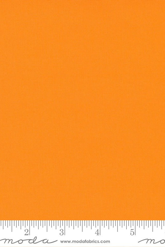 Bella Solids Amelia Orange 9900 161 100% Cotton by Moda - Boho Fabrics - Quilting Cotton, Woven