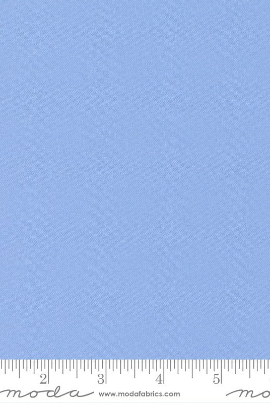 Bella Solids Baby Blue 9900 32 100% Cotton by Moda - Boho Fabrics - Quilting Cotton, Woven