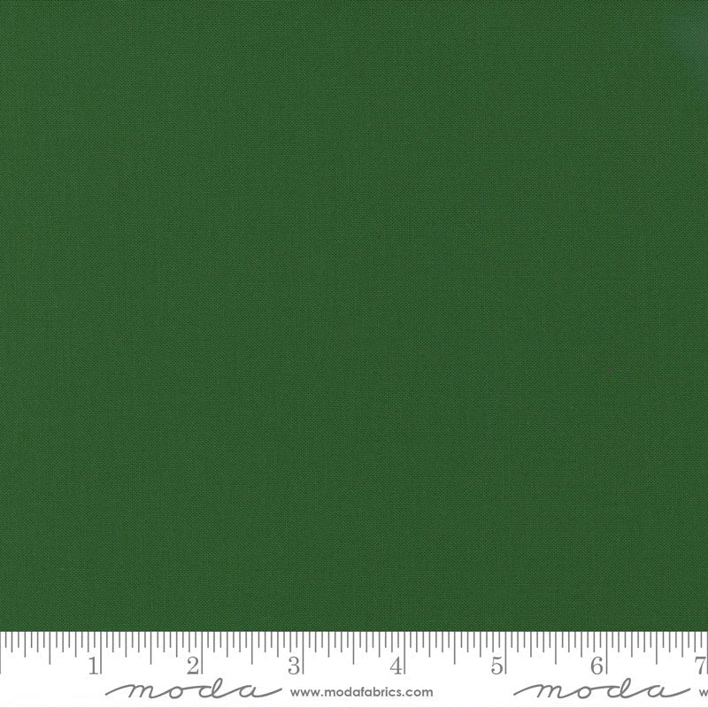 Bella Solids Basil 9900 330 100% Cotton by Moda - Boho Fabrics - Quilting Cotton, Woven