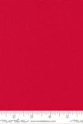 Bella Solids Bettys Red by Moda - 100% Cotton Fabric - 9900 123 - Boho Fabrics - Quilting Cotton, Woven