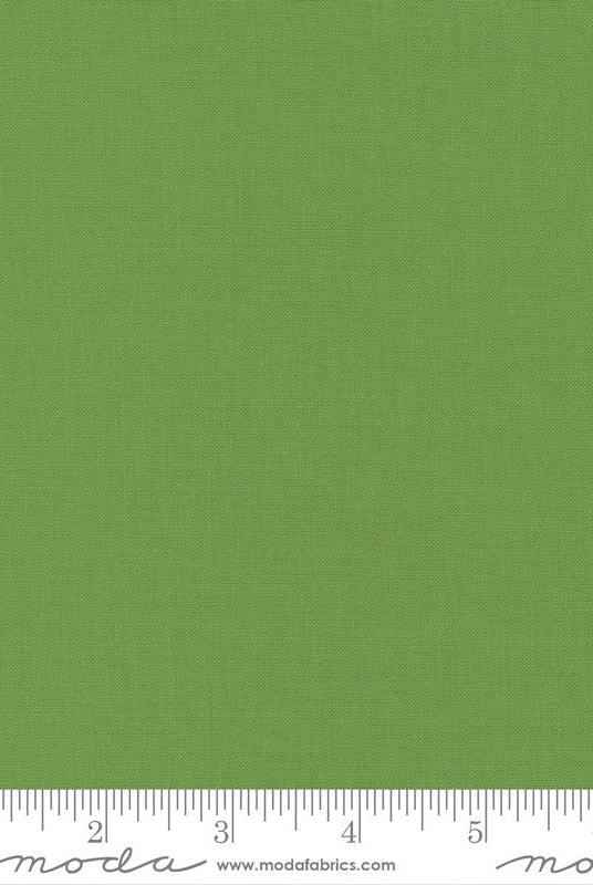 Bella Solids Fresh Grass 9900 228 100% Cotton by Moda - Boho Fabrics - Quilting Cotton, Woven