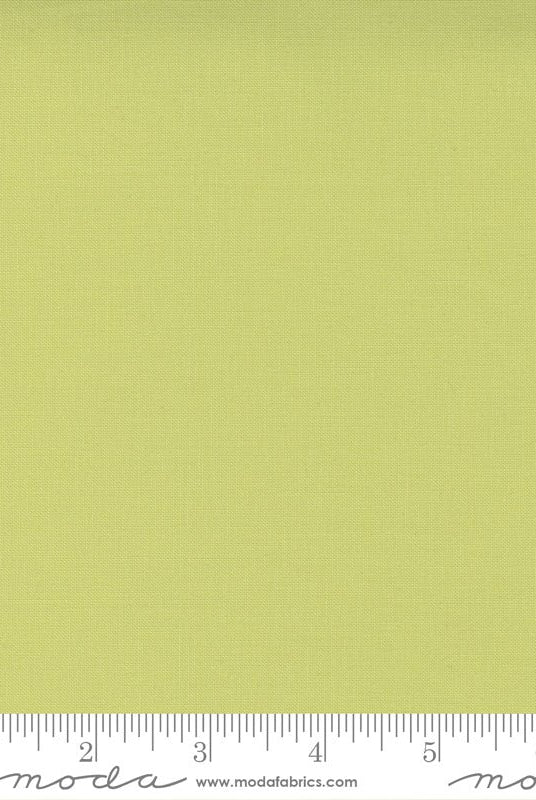 Bella Solids Light Lime 9900 100 100% Cotton by Moda - Boho Fabrics - Quilting Cotton, Woven