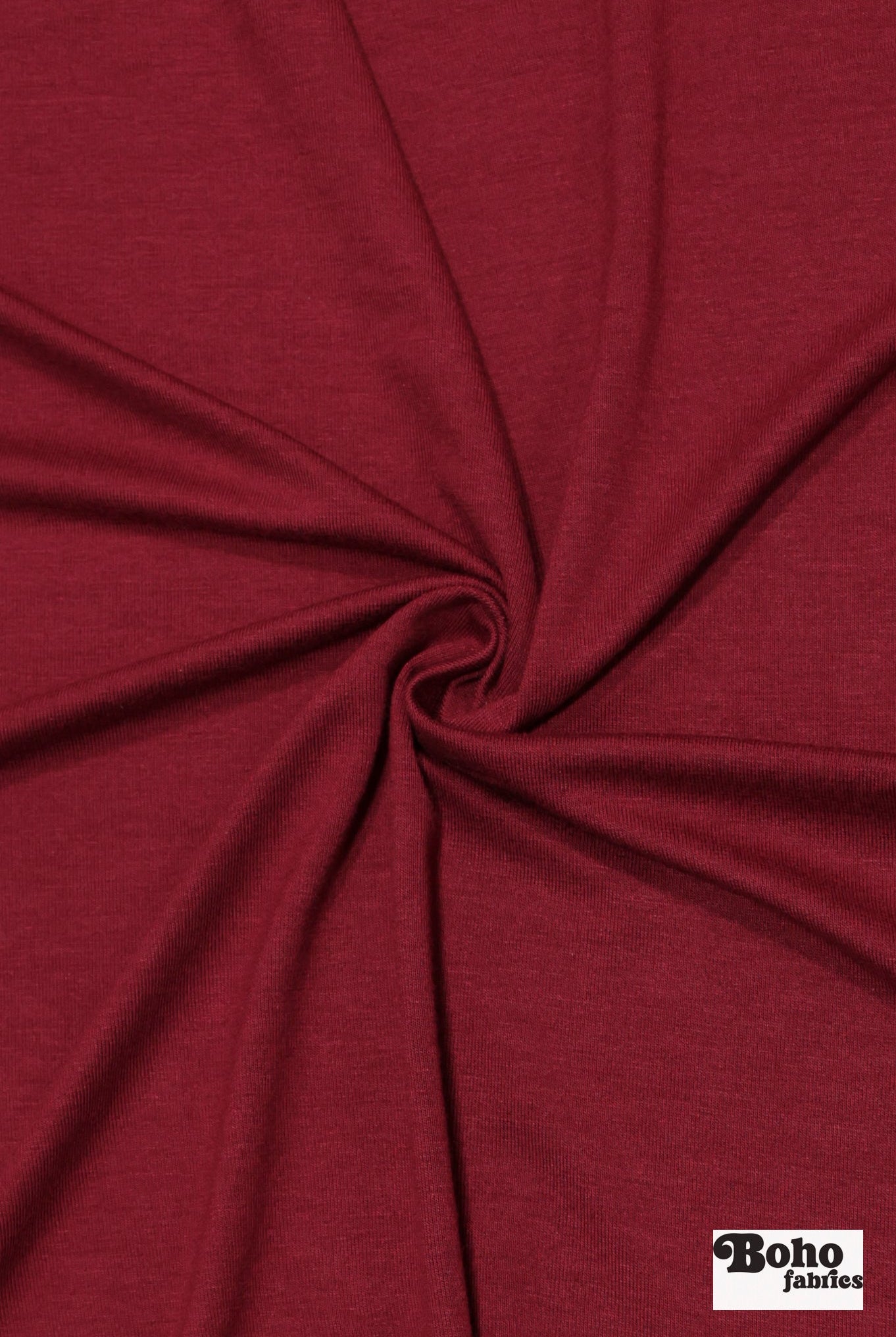 Berry Rayon Spandex Jersey Knit Fabric - Boho Fabrics - Rayon Jersey Solid, Knit Fabric