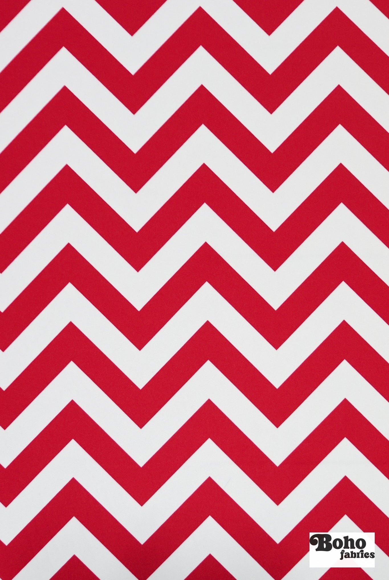 Berry & White, 1" Wide Chevron Canvas Woven Fabric - Boho Fabrics - Canvas Fabric