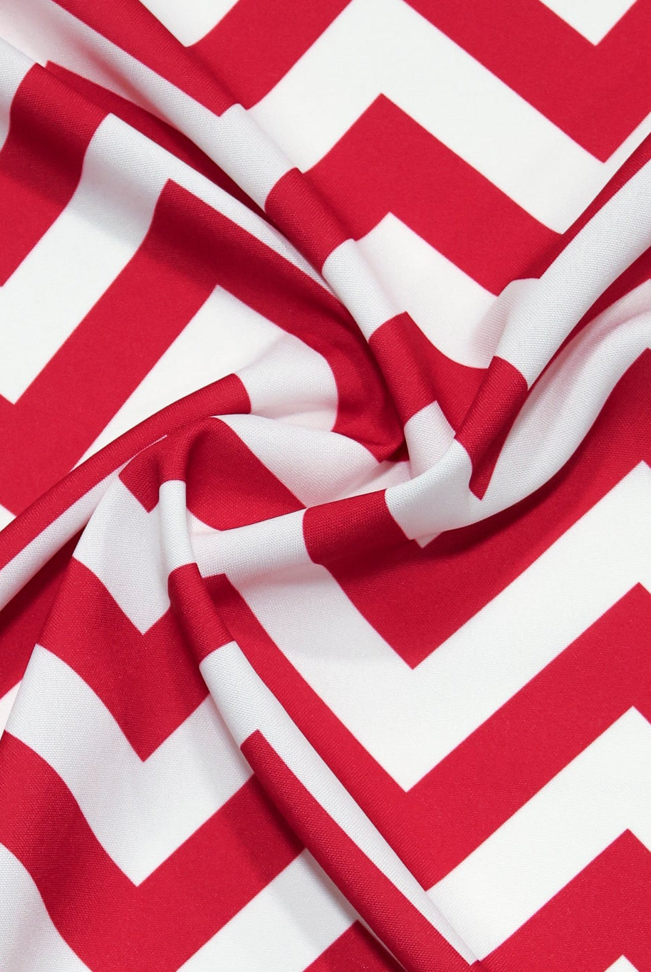 Berry & White, 1" Wide Chevron Canvas Woven Fabric - Boho Fabrics - Canvas Fabric