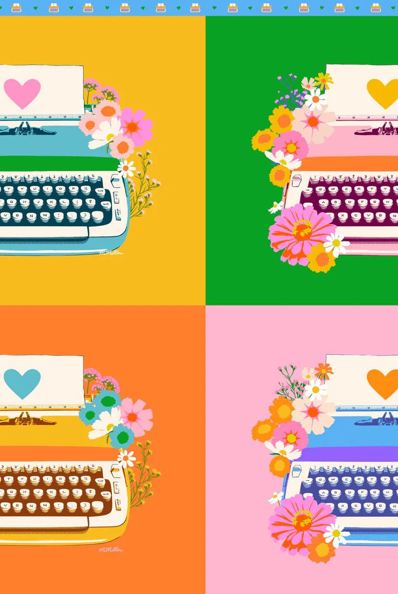 Best Day Ever Daydream Panel in Multi by Melody Miller for Ruby Star Society - 100% Cotton Panel - RS0102 11 - Boho Fabrics - Quilting Cotton, Woven