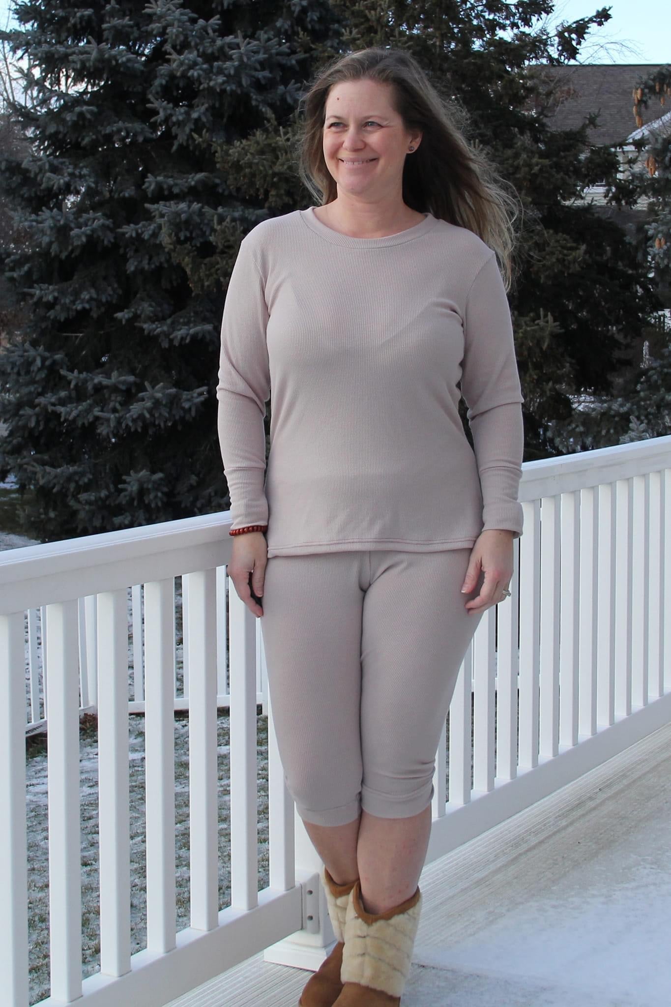 Bisque, Thermal Knit. WAFF - Boho Fabrics - Waffle Knits