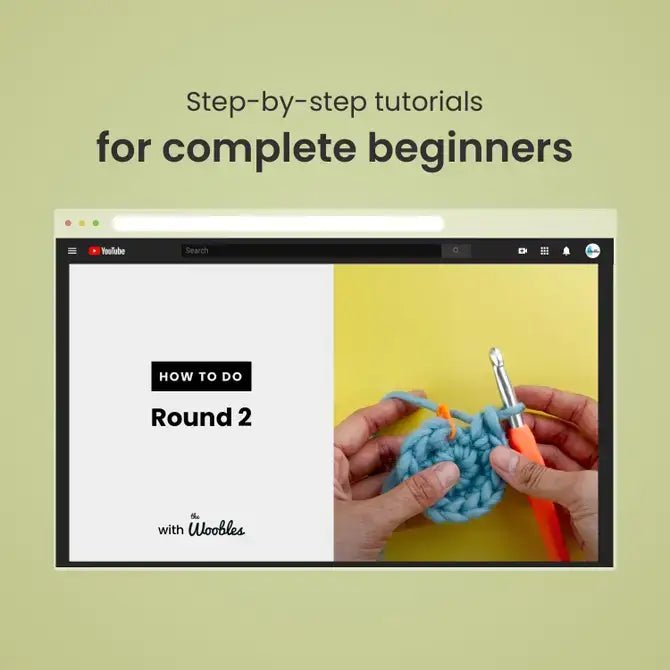 Bjorn the Narwhal Beginner Crochet Kit - Boho Fabrics -