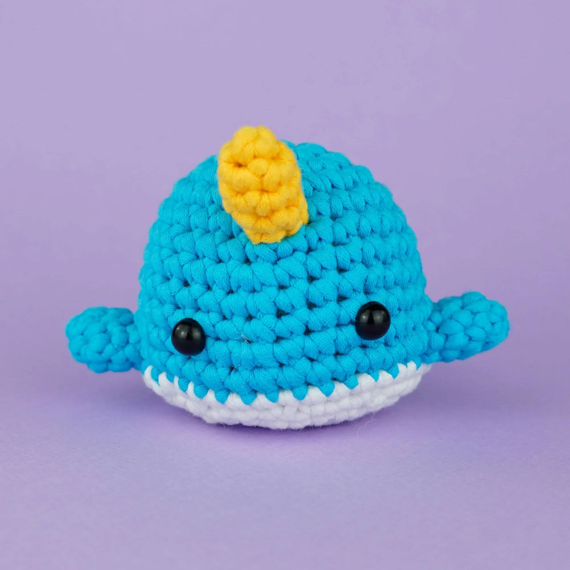 Bjorn the Narwhal Beginner Crochet Kit - Boho Fabrics -