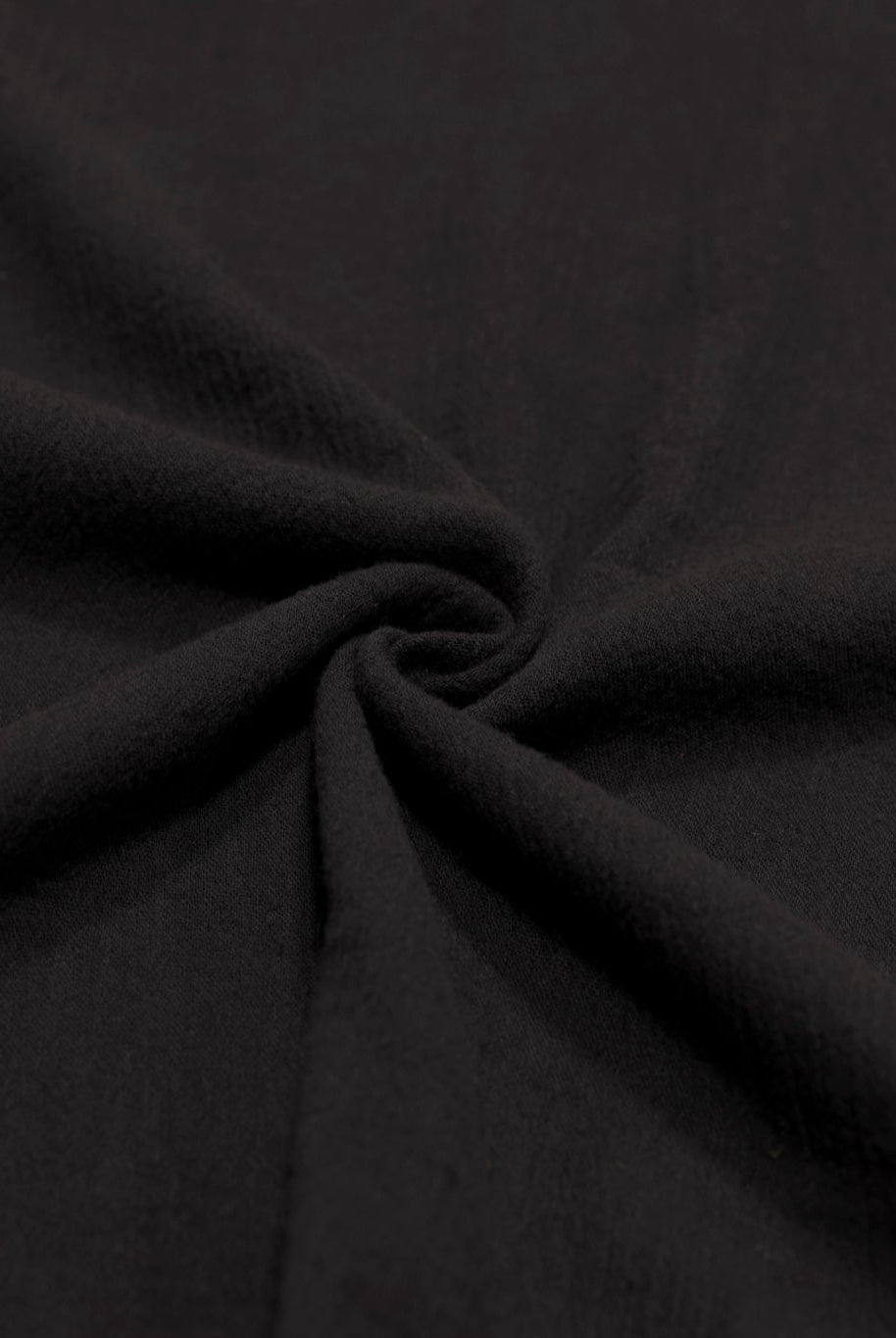 Black, Cotton Crepe Gauze 52", Woven Fabric - Boho Fabrics - Gauze, Woven