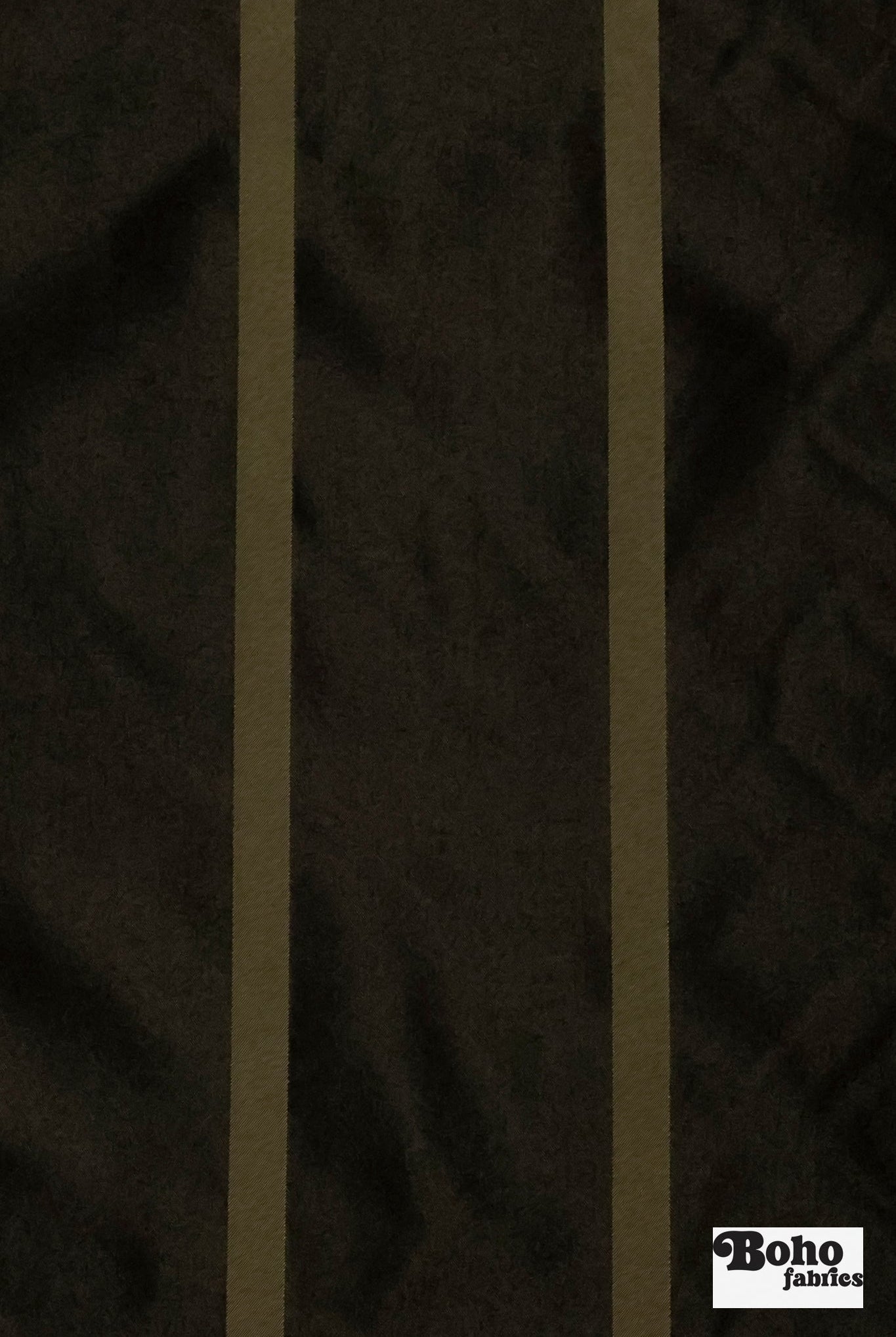 Black & Gold Stripe Jacquard Woven Fabric - Boho Fabrics - Jacquard, Woven