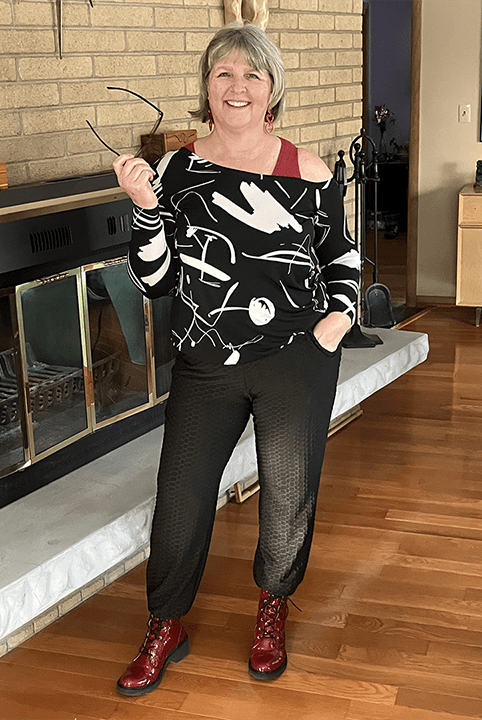 Black Honeycomb, Athletic Knit Fabric - Boho Fabrics - Athletic Knit Fabric