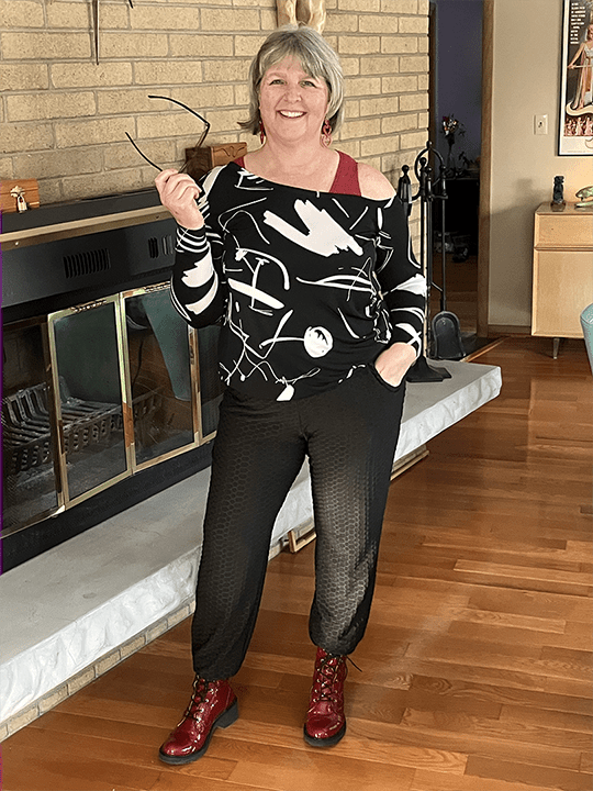 Black Honeycomb, Athletic Knit Fabric - Boho Fabrics - Athletic Knit Fabric