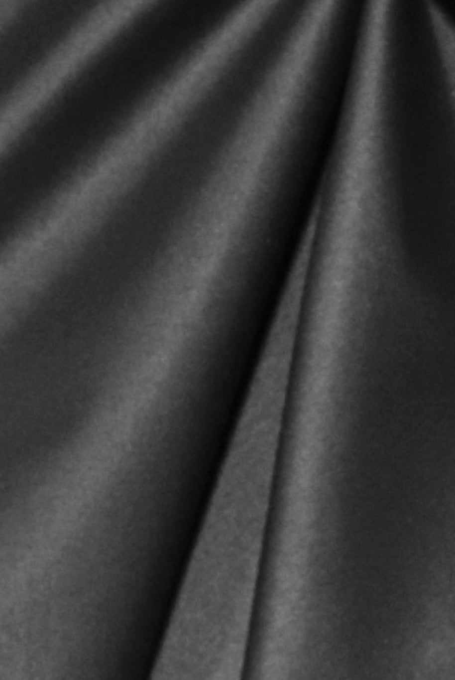 Black Midweight Cordura Nylon Fabric — Water - Resistant Designer Deadstock - Boho Fabrics - Performance Fabric, Woven