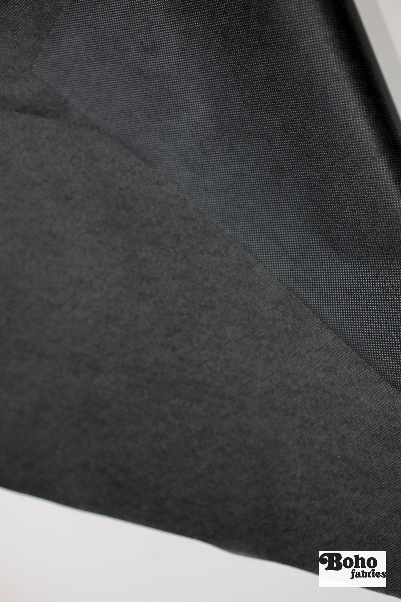 Black Non-Woven Fusible Interfacing, 60 inch wide, Sold by the Yard. - Boho Fabrics - Interfacing