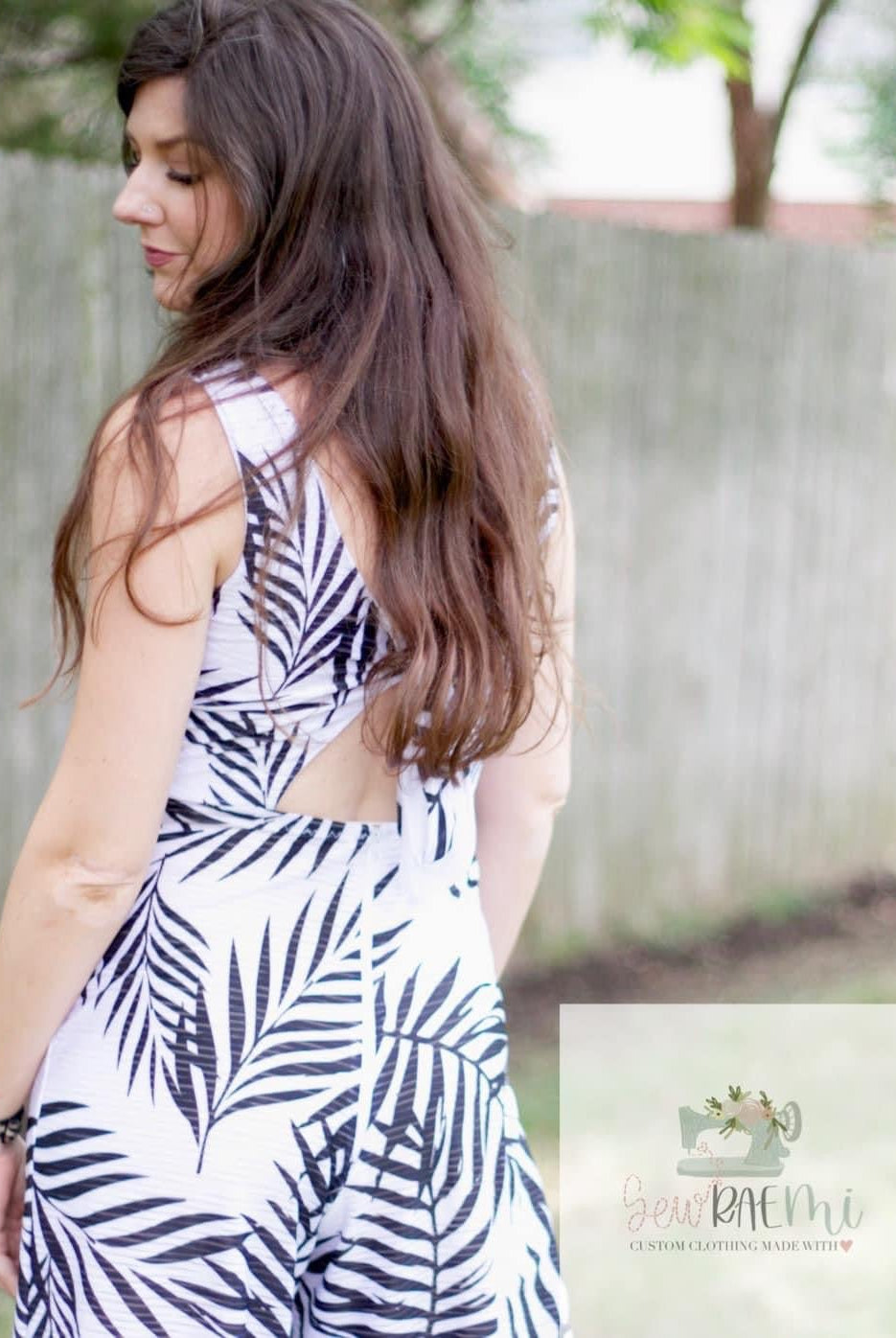 Black Palms, Burnout Jersey Knit. JER-P-108-BLK - Boho Fabrics