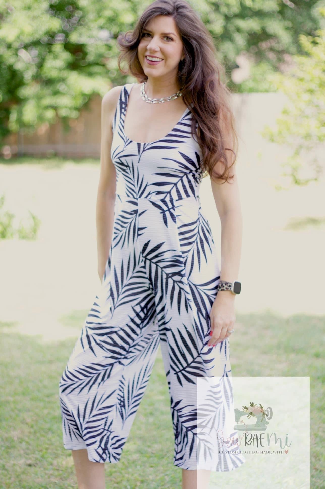 Black Palms, Burnout Jersey Knit. JER-P-108-BLK - Boho Fabrics