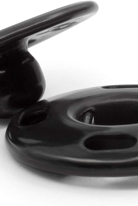 Black Sew on Snaps, Size 4 (15mm). 4 Sets of Snaps - Boho Fabrics - Buttons & Snaps