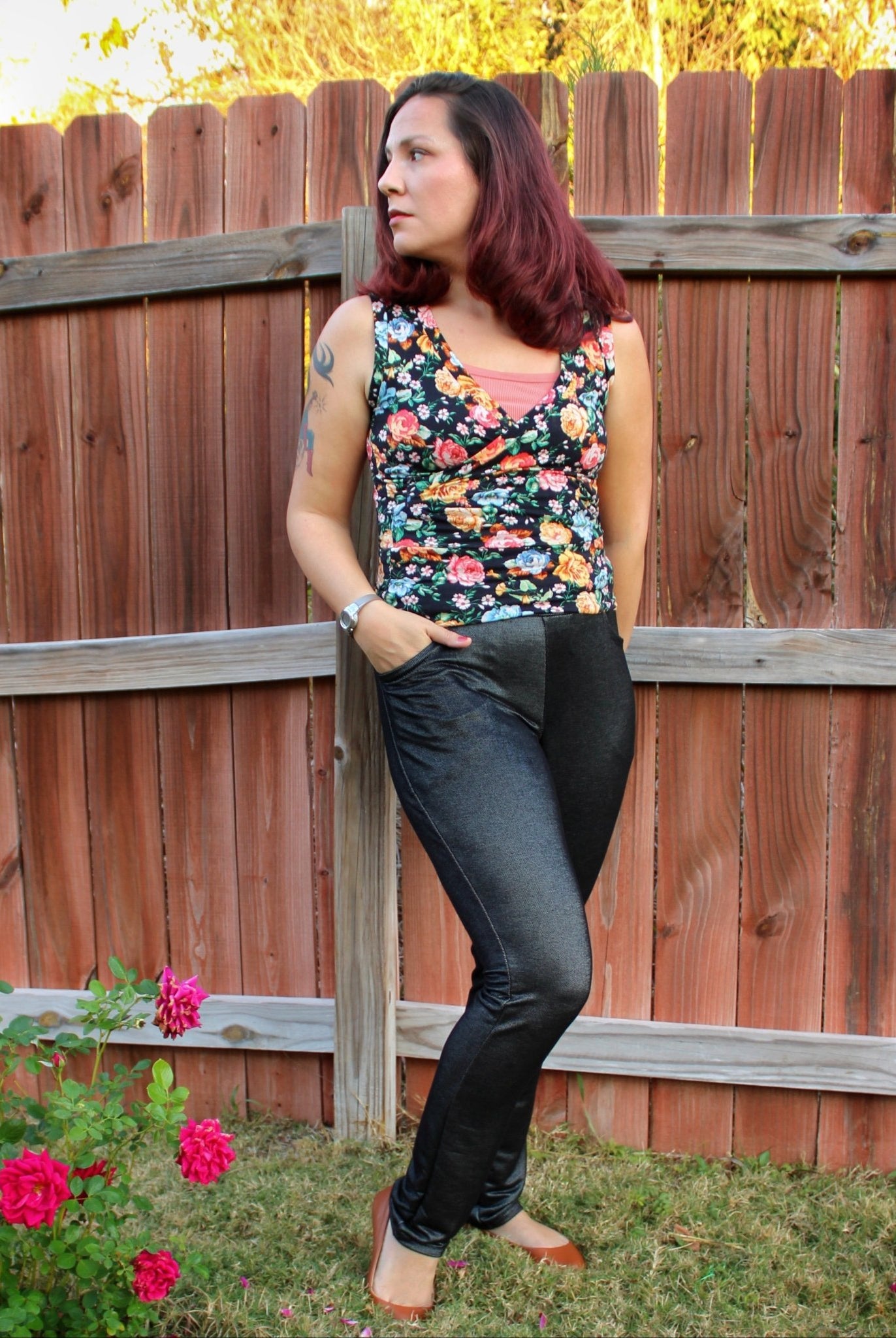 Black & Silver, Athletic Stretch Denim. ATH - 135 - Boho Fabrics - Athletic Knit Fabric