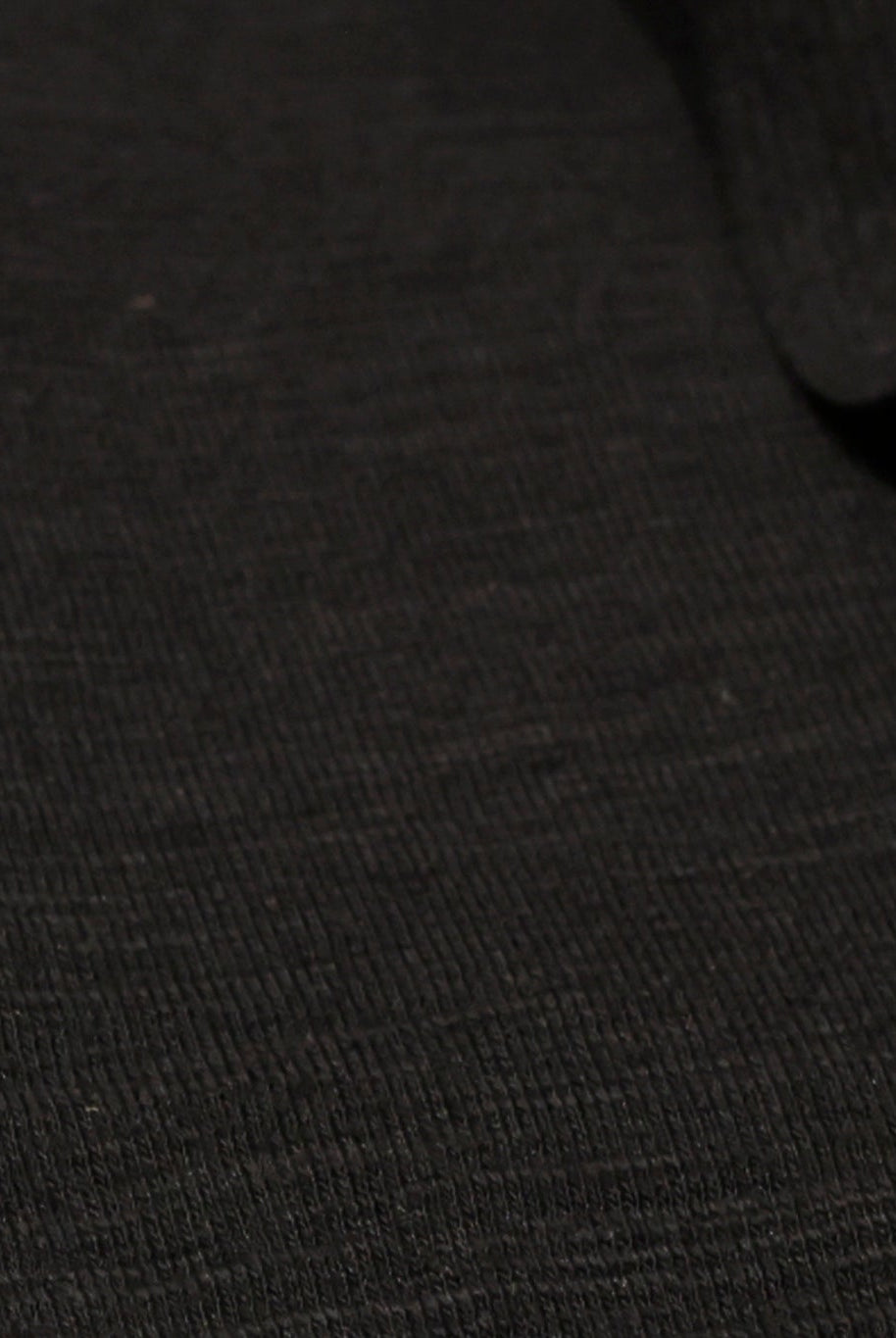 Black Slubbed, Jersey Knit Fabric - Boho Fabrics - Jersey Solid, Knit Fabric