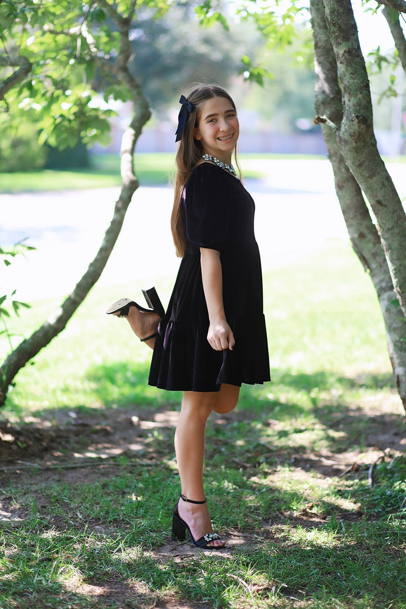 Black Sparkle Stretch Velvet, Stretch Velvet - Boho Fabrics - Stretch Velvet Knit Fabric