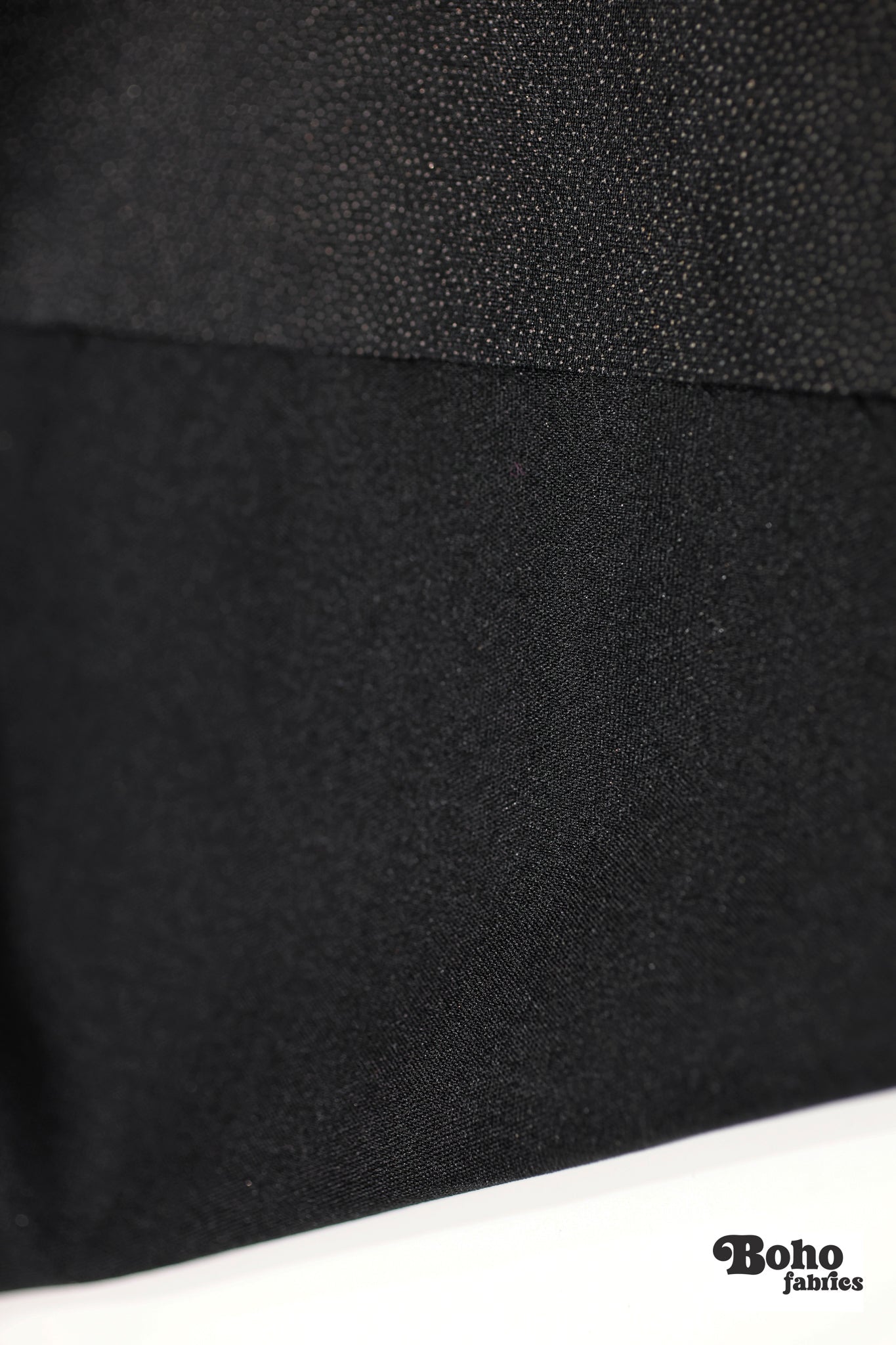 Black Stretch Woven Fusible Interfacing, 60 inch wide, Sold by the Yard. - Boho Fabrics - Interfacing