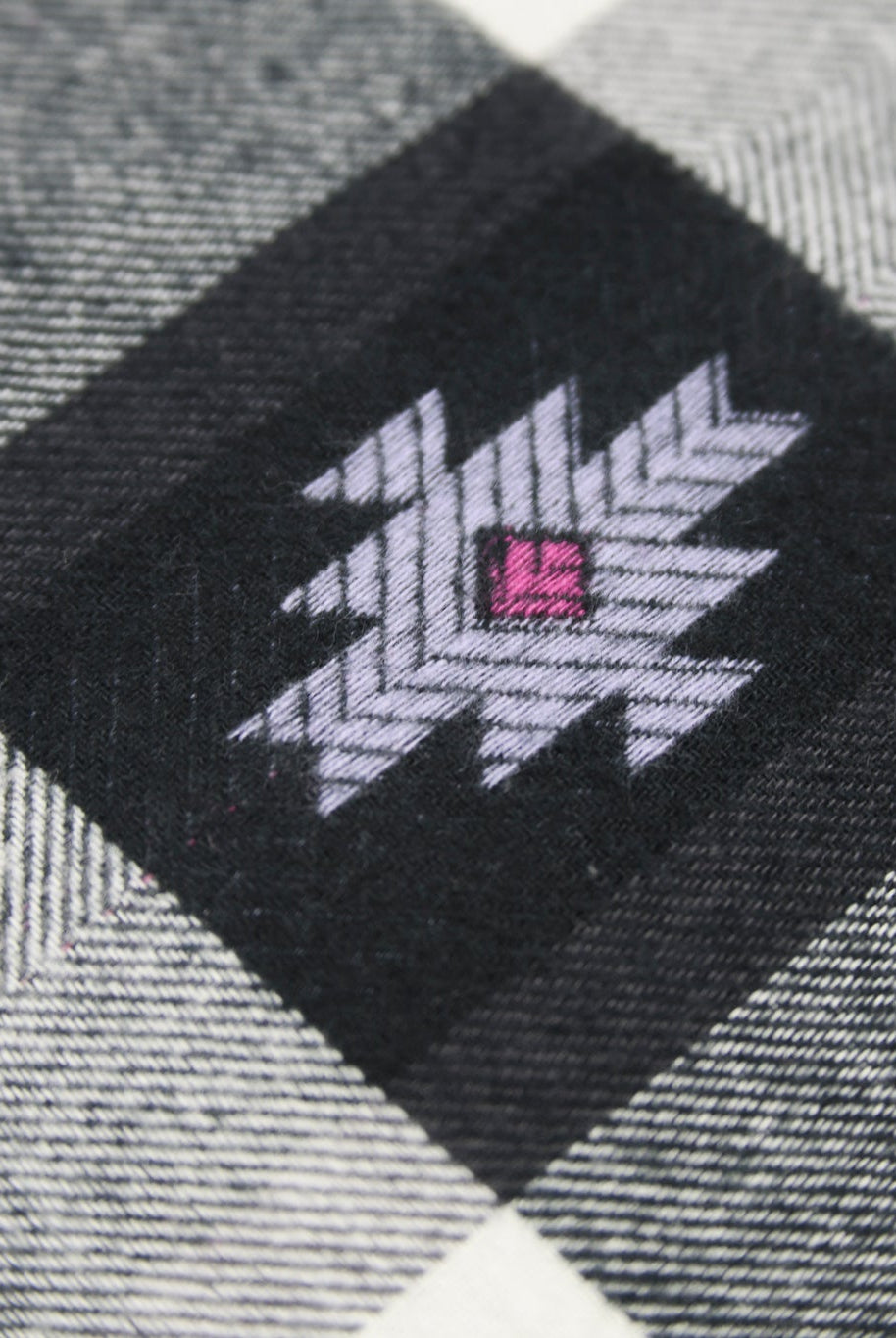Black & White Southwest Flannel, Woven Fabric - Boho Fabrics - Flannel, Woven Fabric