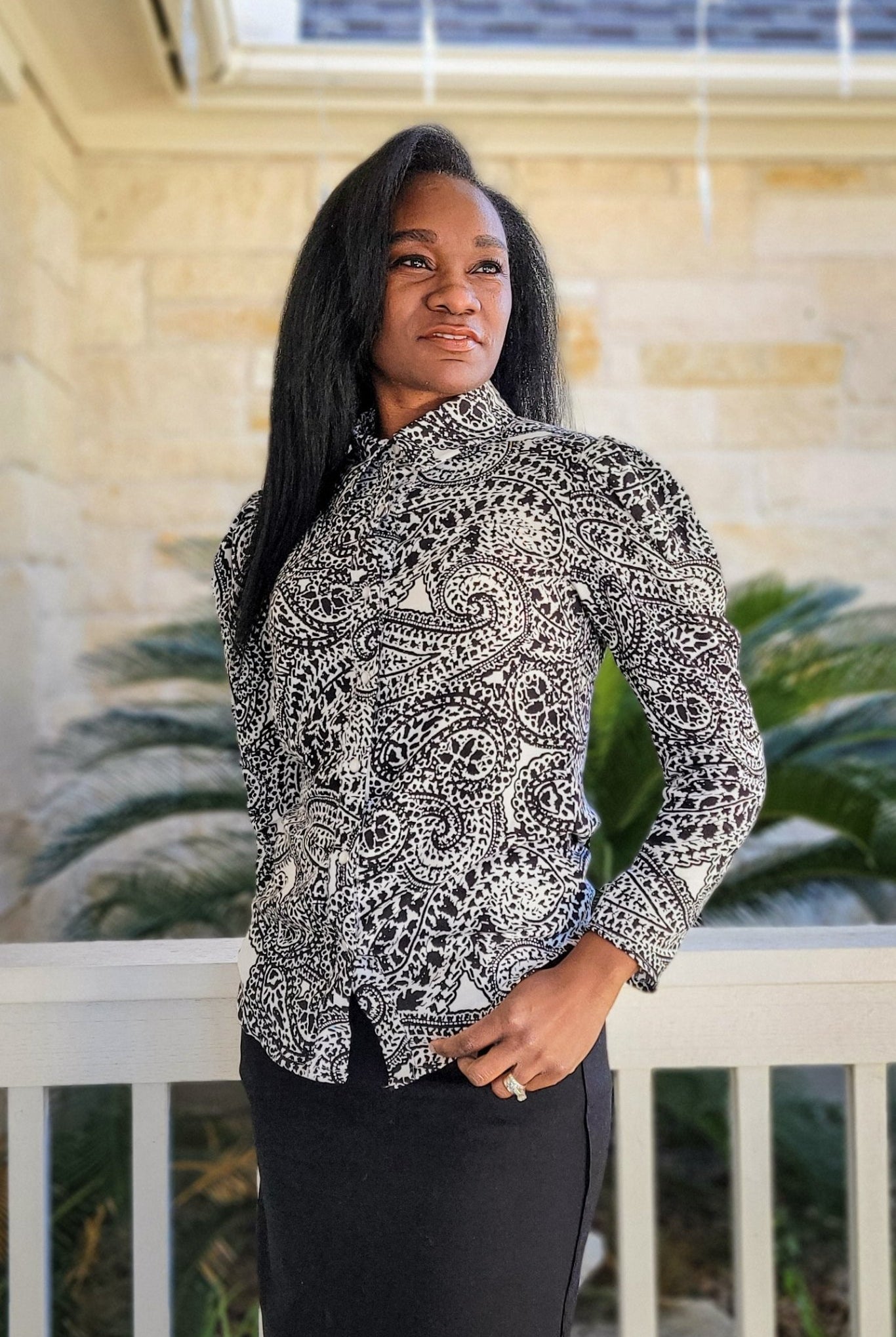 Black/White Paisleys, Rayon Challis Woven Fabric - Boho Fabrics - Challis, Woven