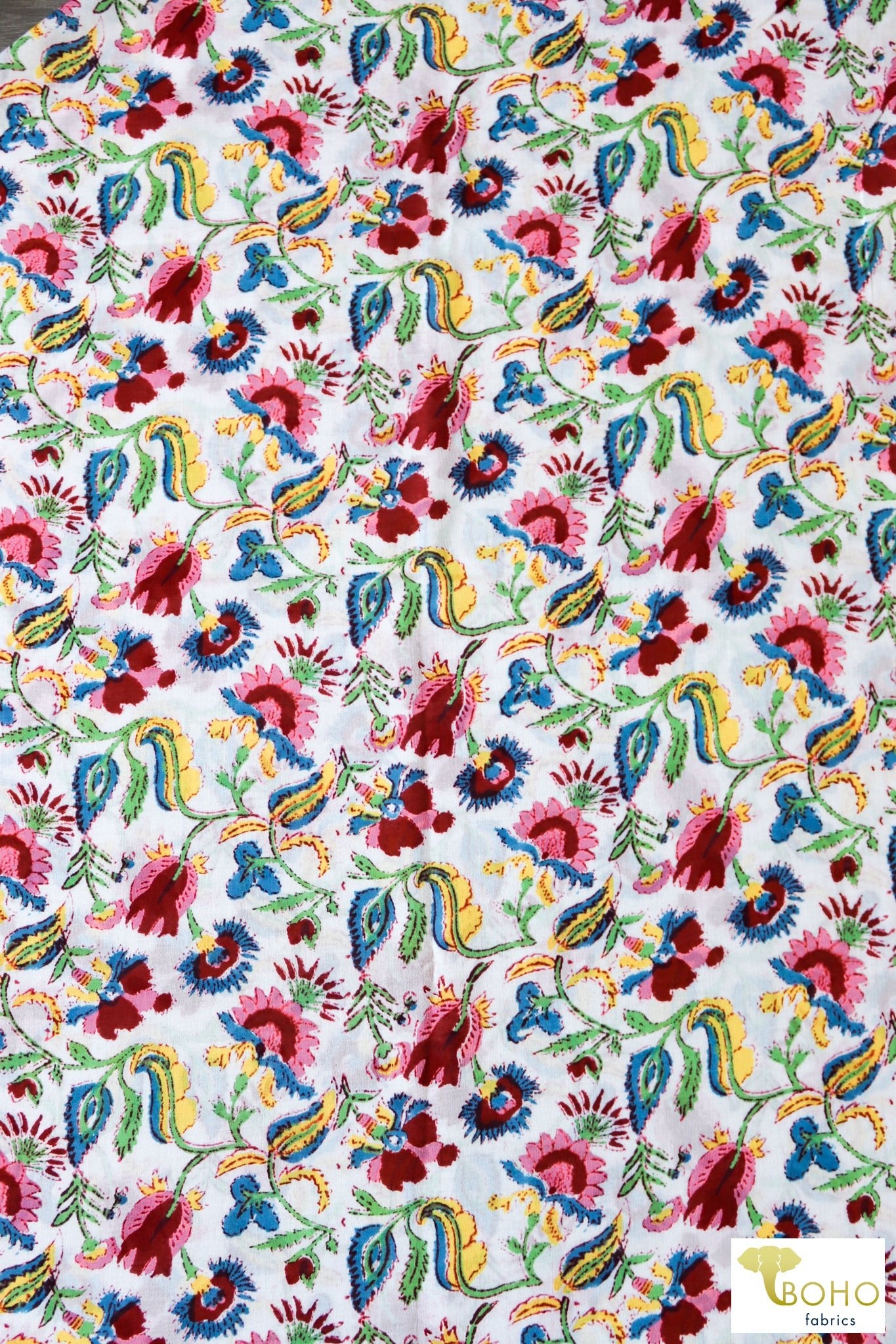 Bloomalicious, Cotton Woven Fabric. WVP-238 - Boho Fabrics