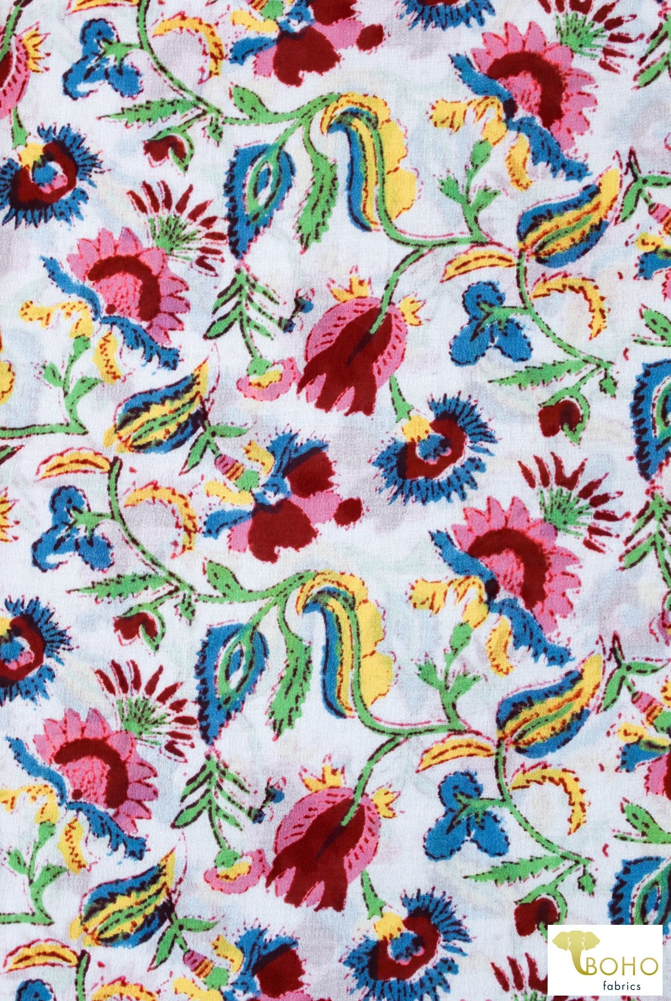 Bloomalicious, Cotton Woven Fabric. WVP-238 - Boho Fabrics