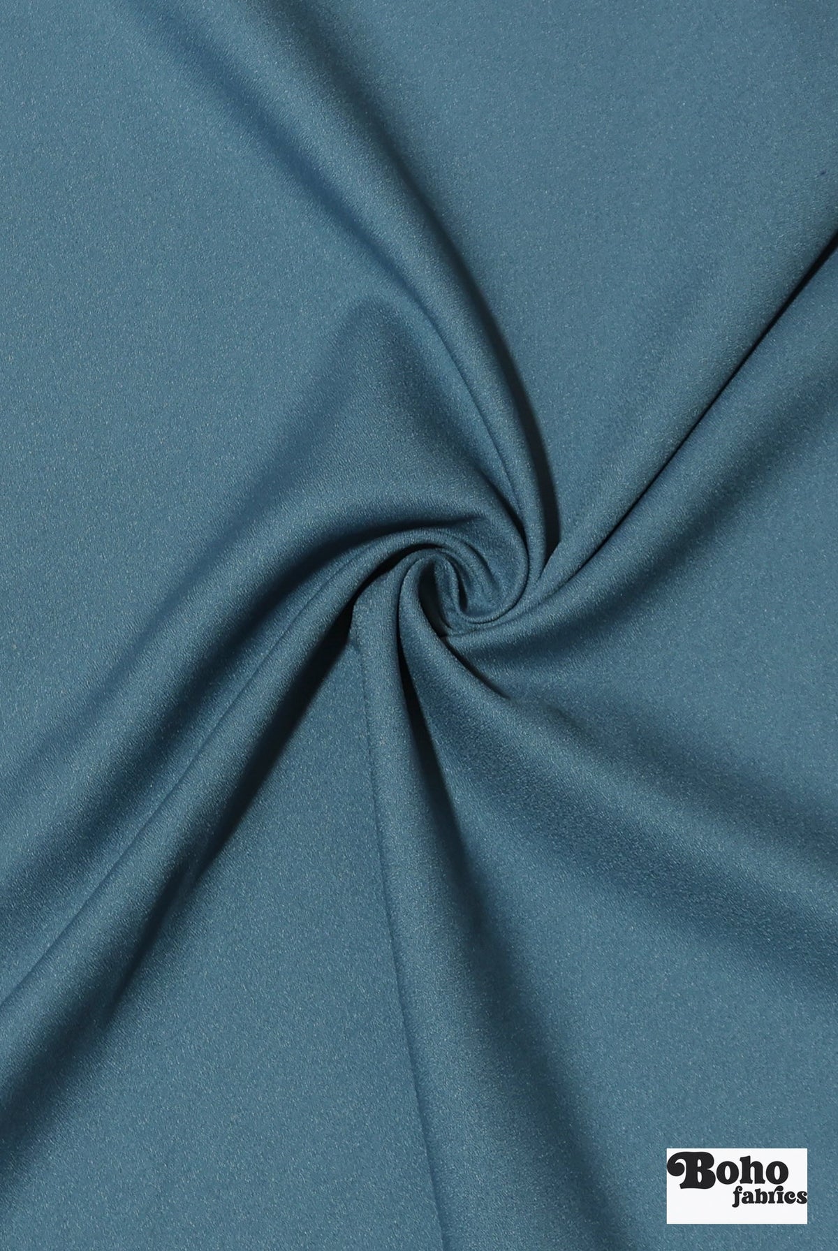 Blue-Gray Crepe Woven Fabric - Boho Fabrics - Special Occasion Fabric