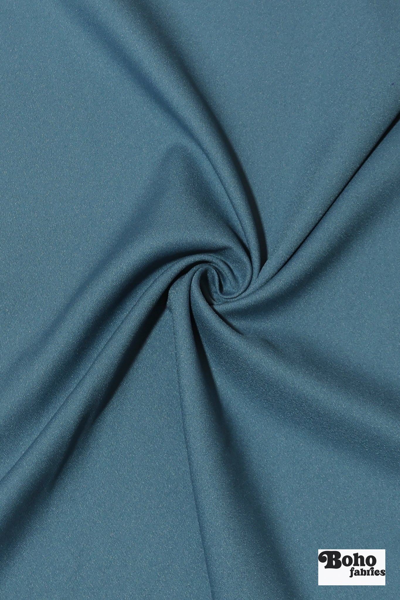 Blue-Gray Crepe Woven Fabric - Boho Fabrics - Special Occasion Fabric