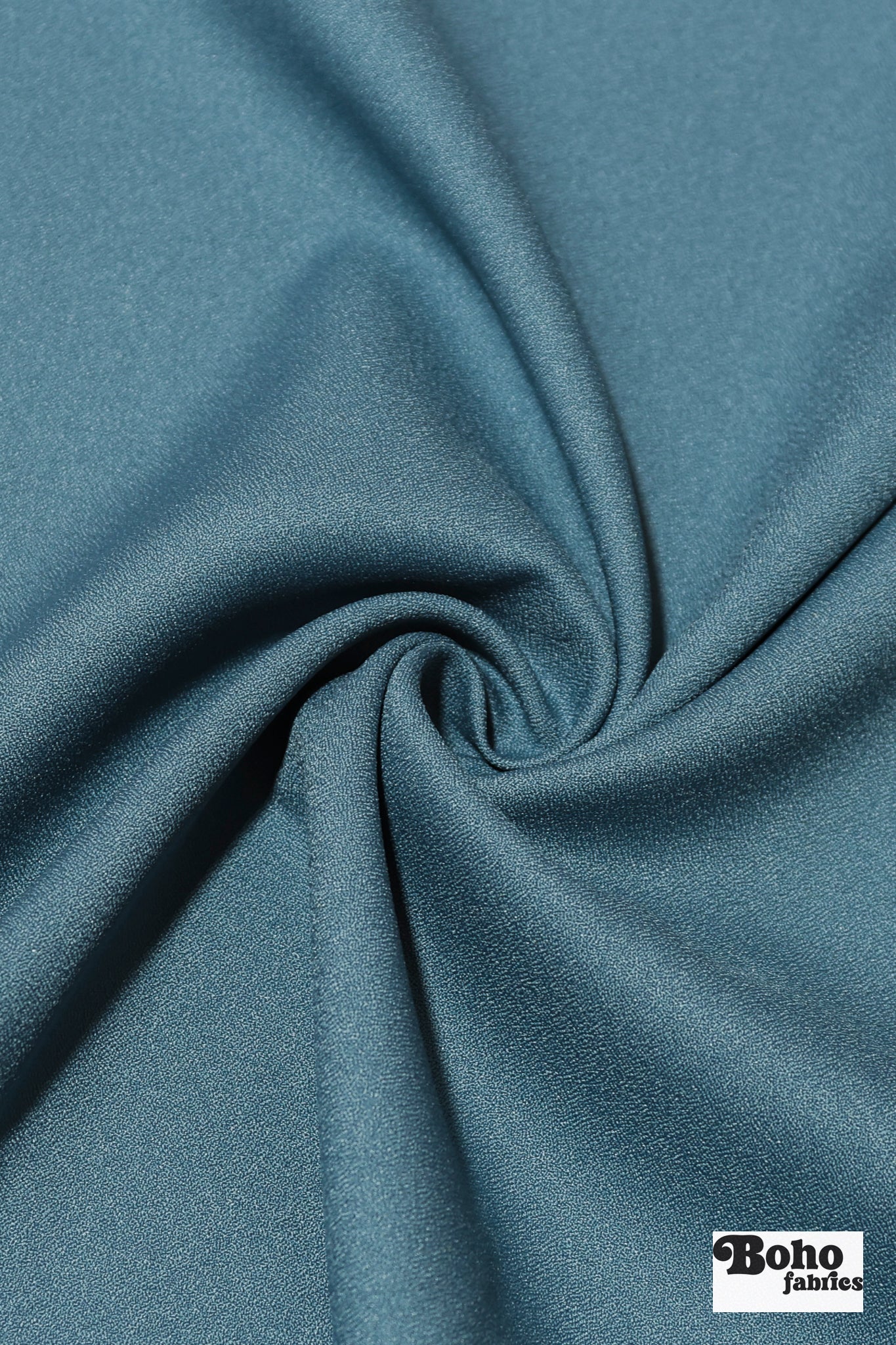 Blue-Gray Crepe Woven Fabric - Boho Fabrics - Special Occasion Fabric