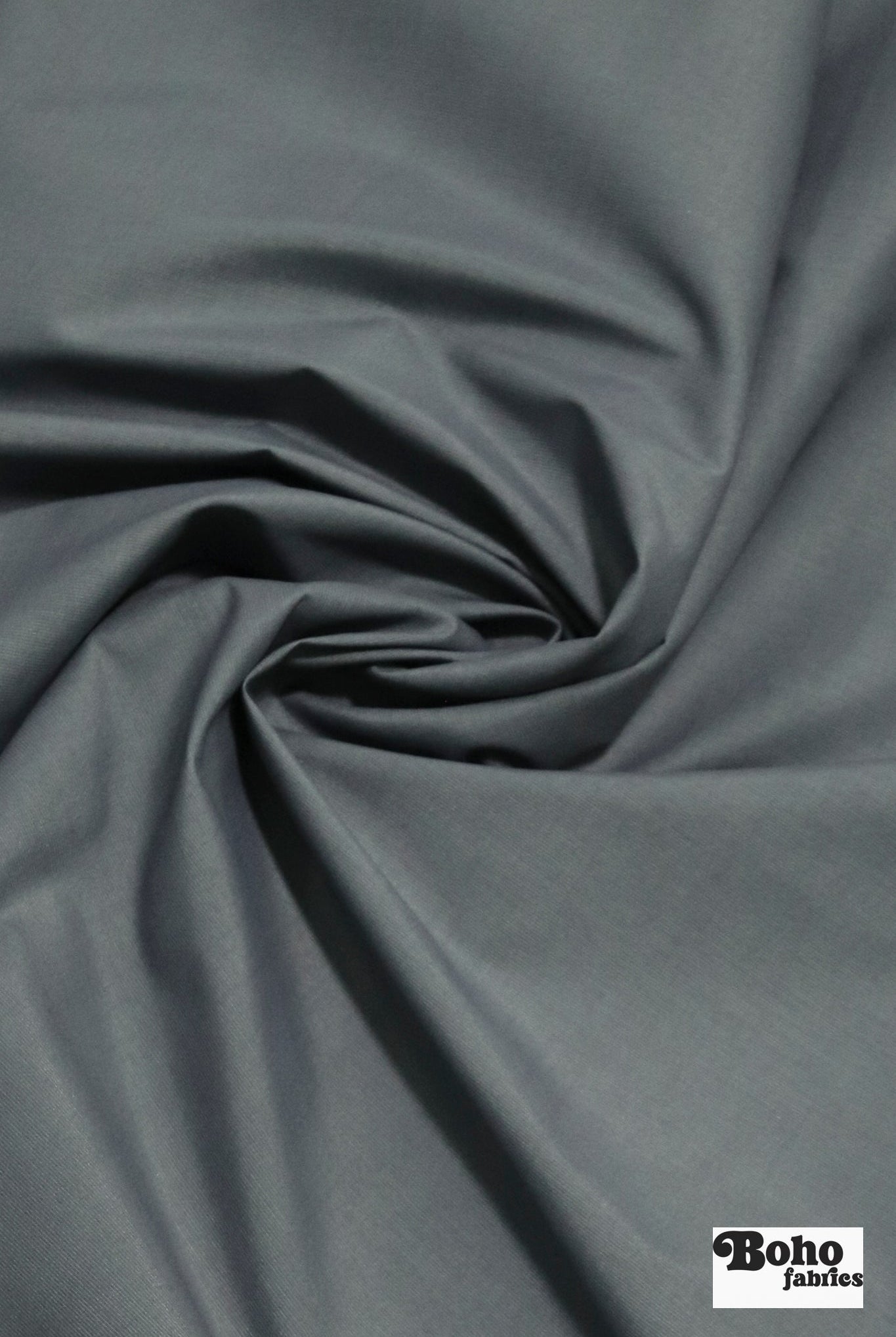 Blue Gray Lightweight Cordura Nylon Fabric — Water - Resistant Designer Deadstock - Boho Fabrics - Performance Fabric, Woven