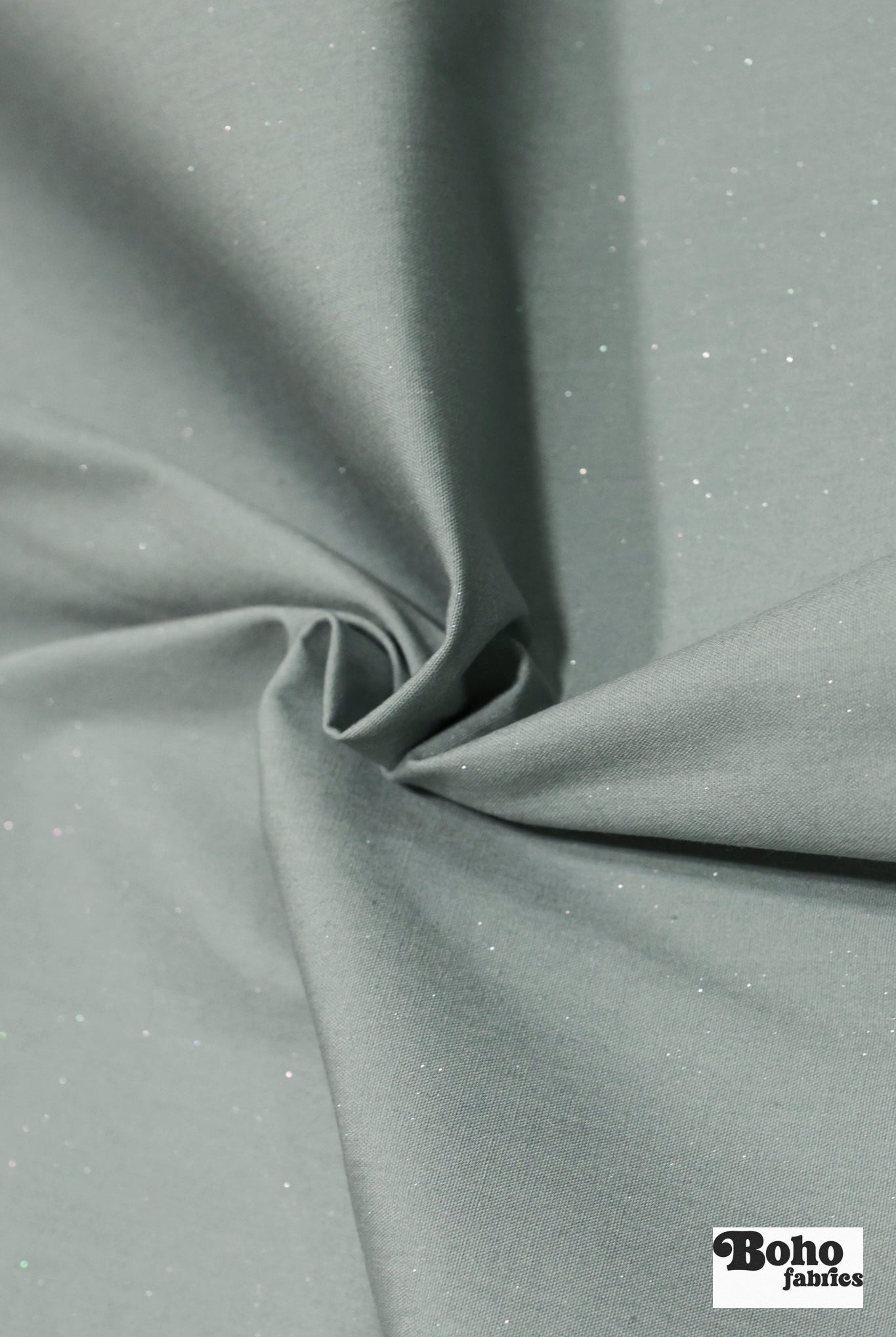 Blue Gray, Shimmer Canvas Woven Fabric - Boho Fabrics - Woven Fabric