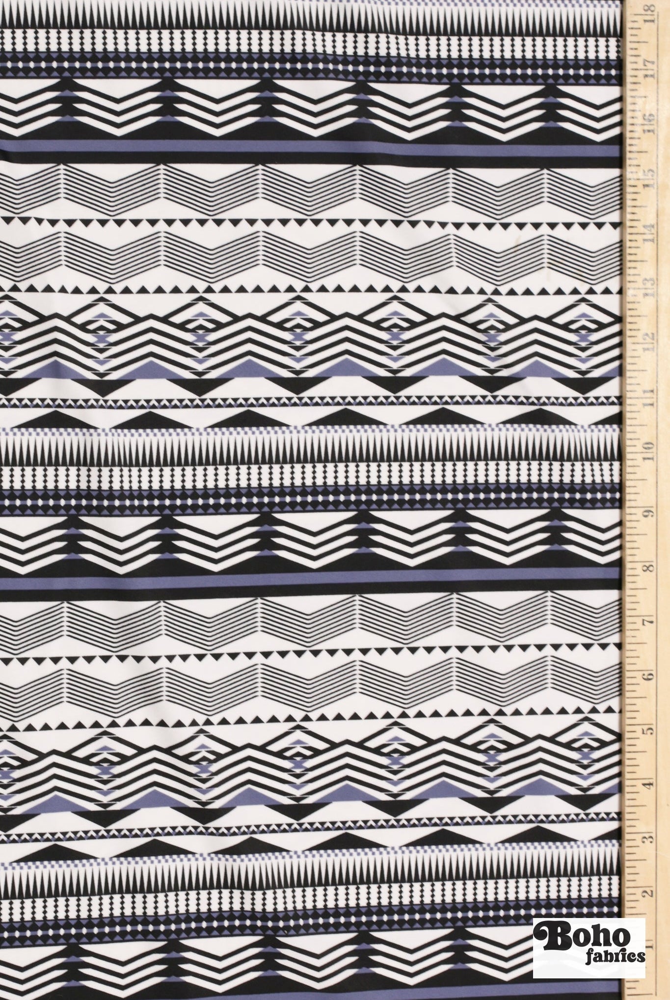 Blue Mesa, Printed Athletic Knit Fabric - Boho Fabrics - Athletic Knit Fabric