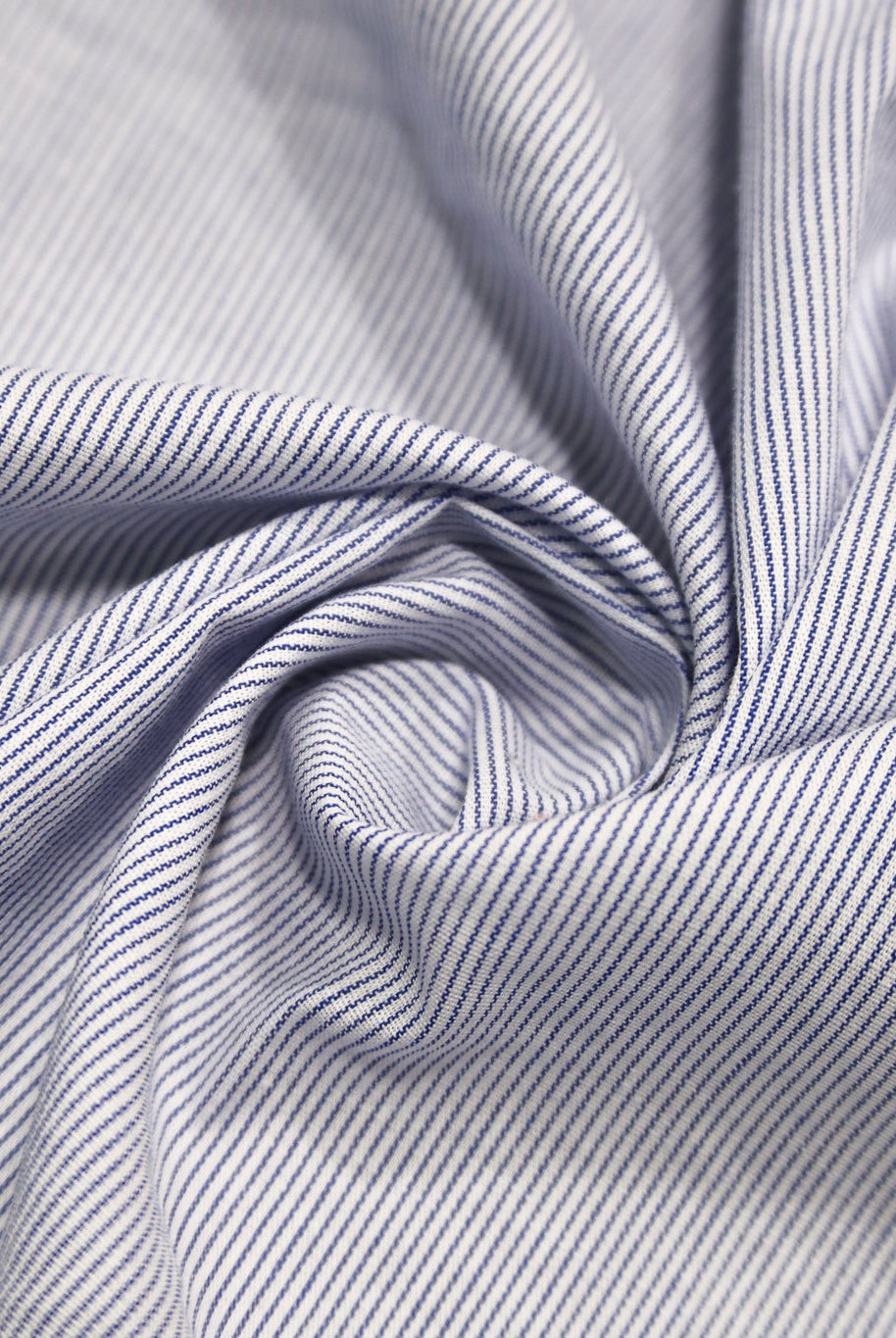 Blue & White Mini Stripes Woven Fabric - Boho Fabrics - Woven Fabric