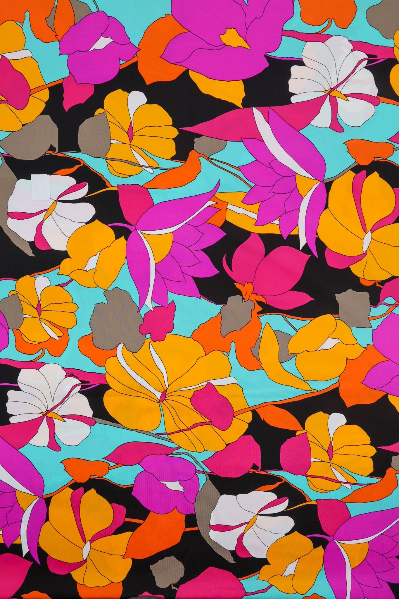 Boho Summer, Printed Athletic Knit Fabric - Boho Fabrics - Athletic Knit Fabric