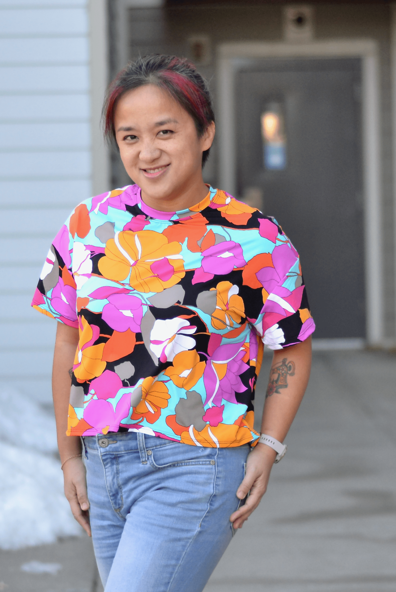 Boho Summer, Printed Athletic Knit Fabric - Boho Fabrics - Athletic Knit Fabric