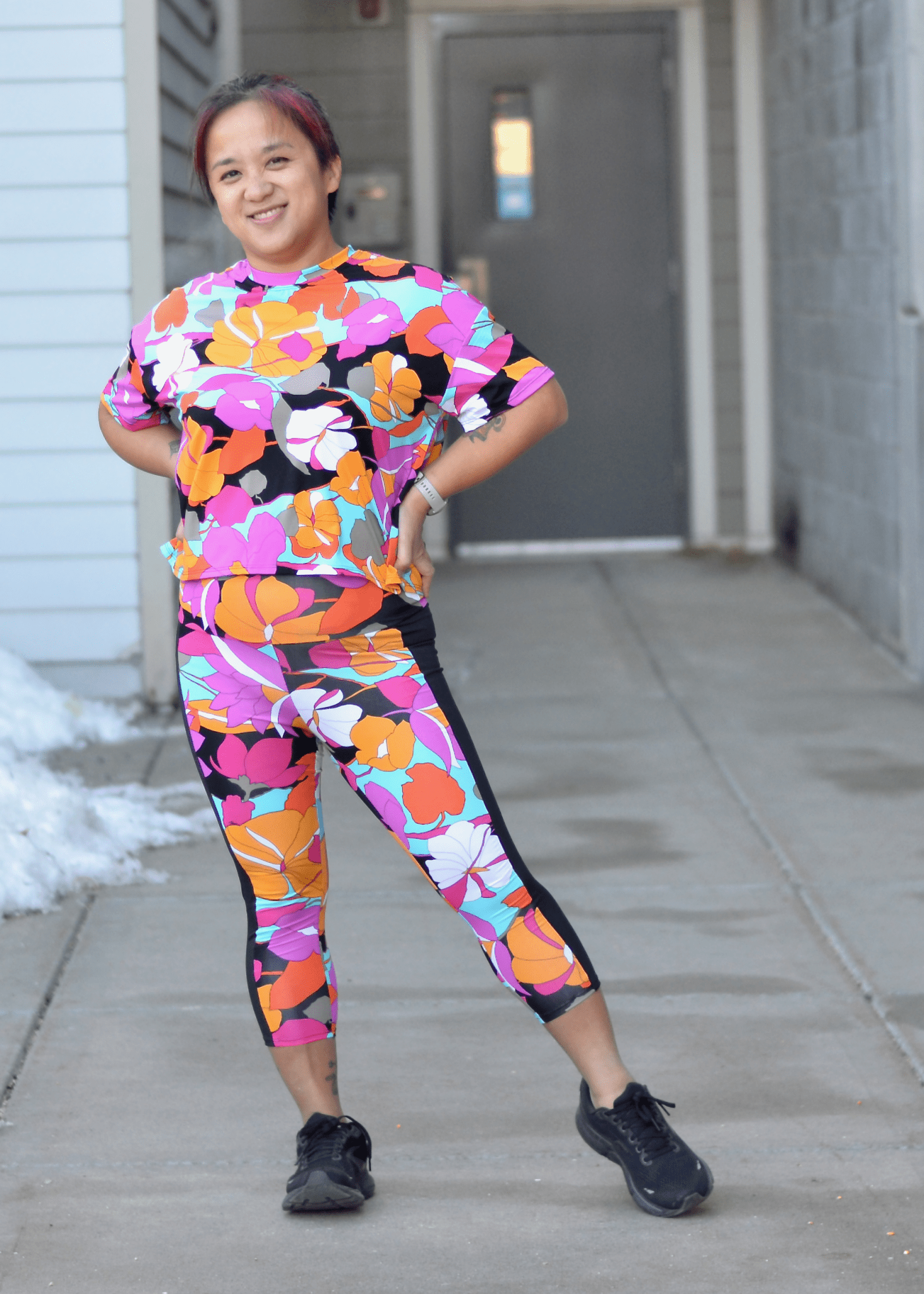 Boho Summer, Printed Athletic Knit Fabric - Boho Fabrics - Athletic Knit Fabric