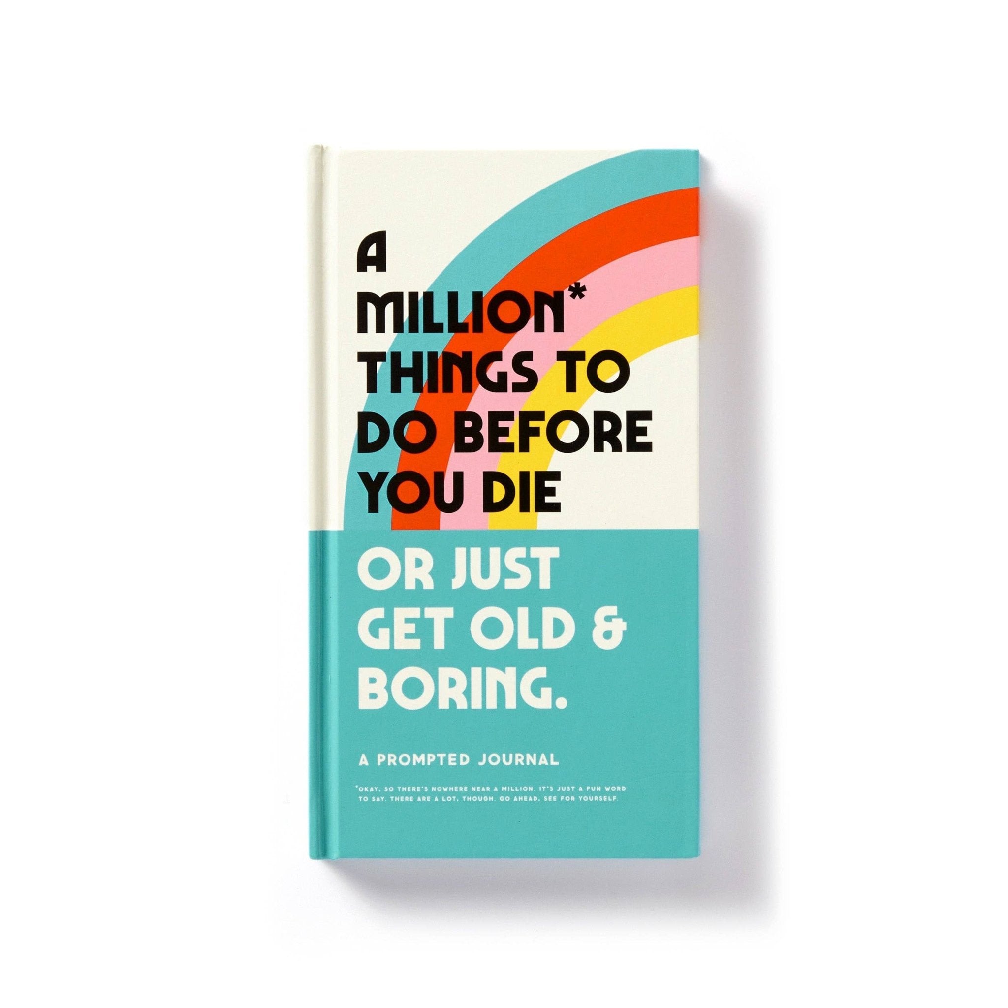 Brass Monkey A Million Things to Do Before You Die Prompted Journal (Pre - Order) - Boho Fabrics -