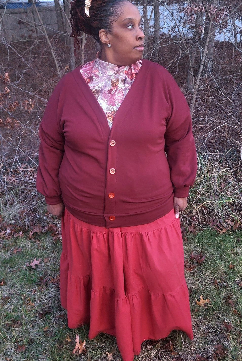 Brick Red, Power Stretch Pro Fleece - Backed Performance Fabric. 2nds - Boho Fabrics - Performance Fabrics