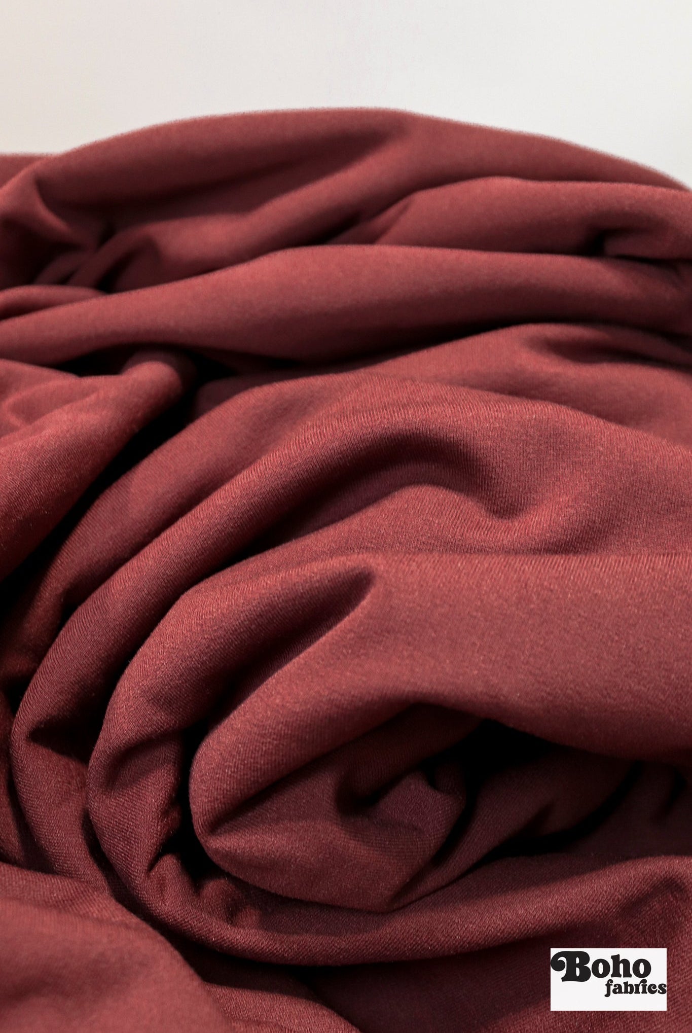 Brick Red, Power Stretch Pro Fleece - Backed Performance Fabric. 2nds - Boho Fabrics - Performance Fabrics
