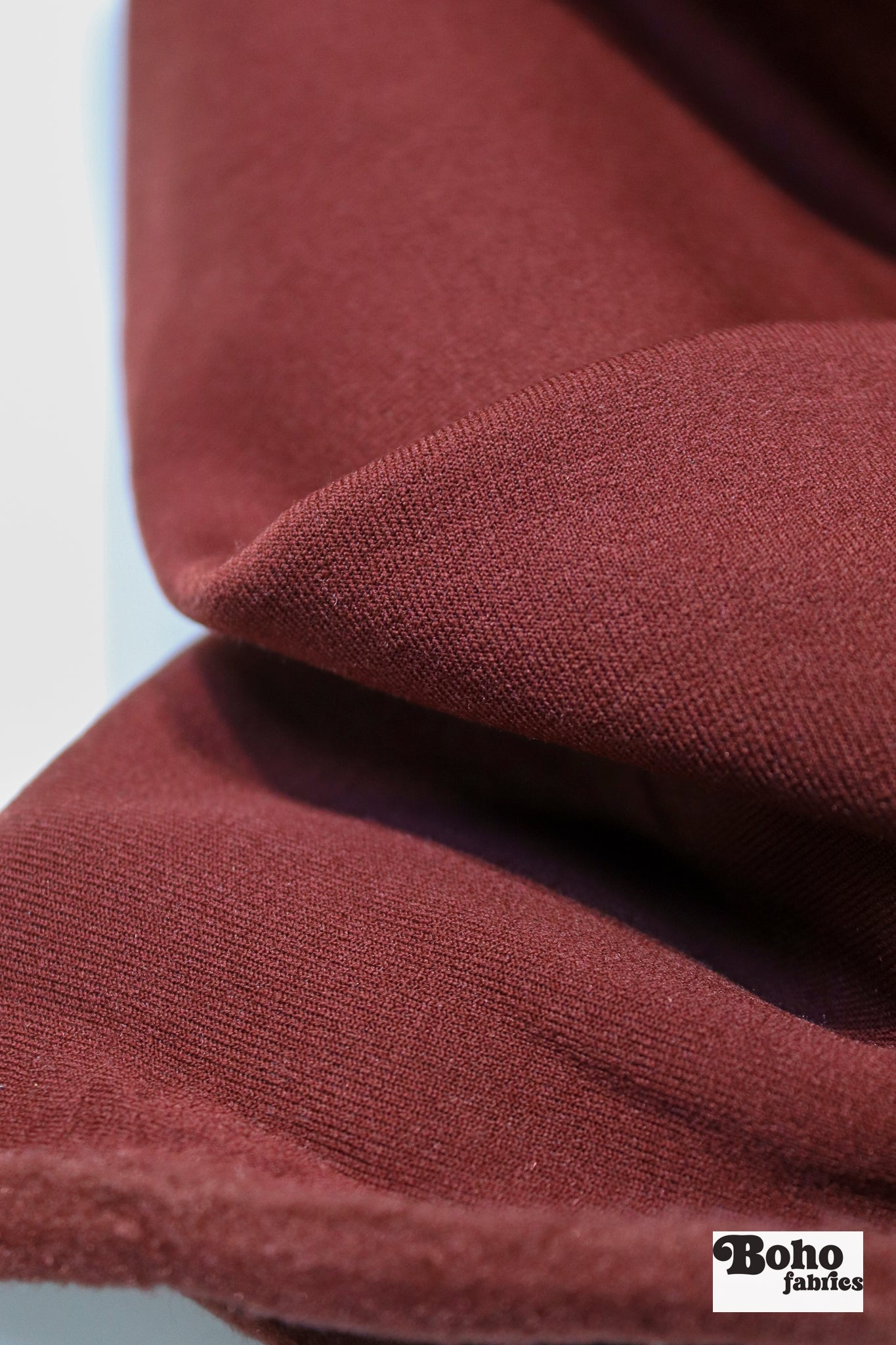 Brick Red, Power Stretch Pro Fleece - Backed Performance Fabric. 2nds - Boho Fabrics - Performance Fabrics