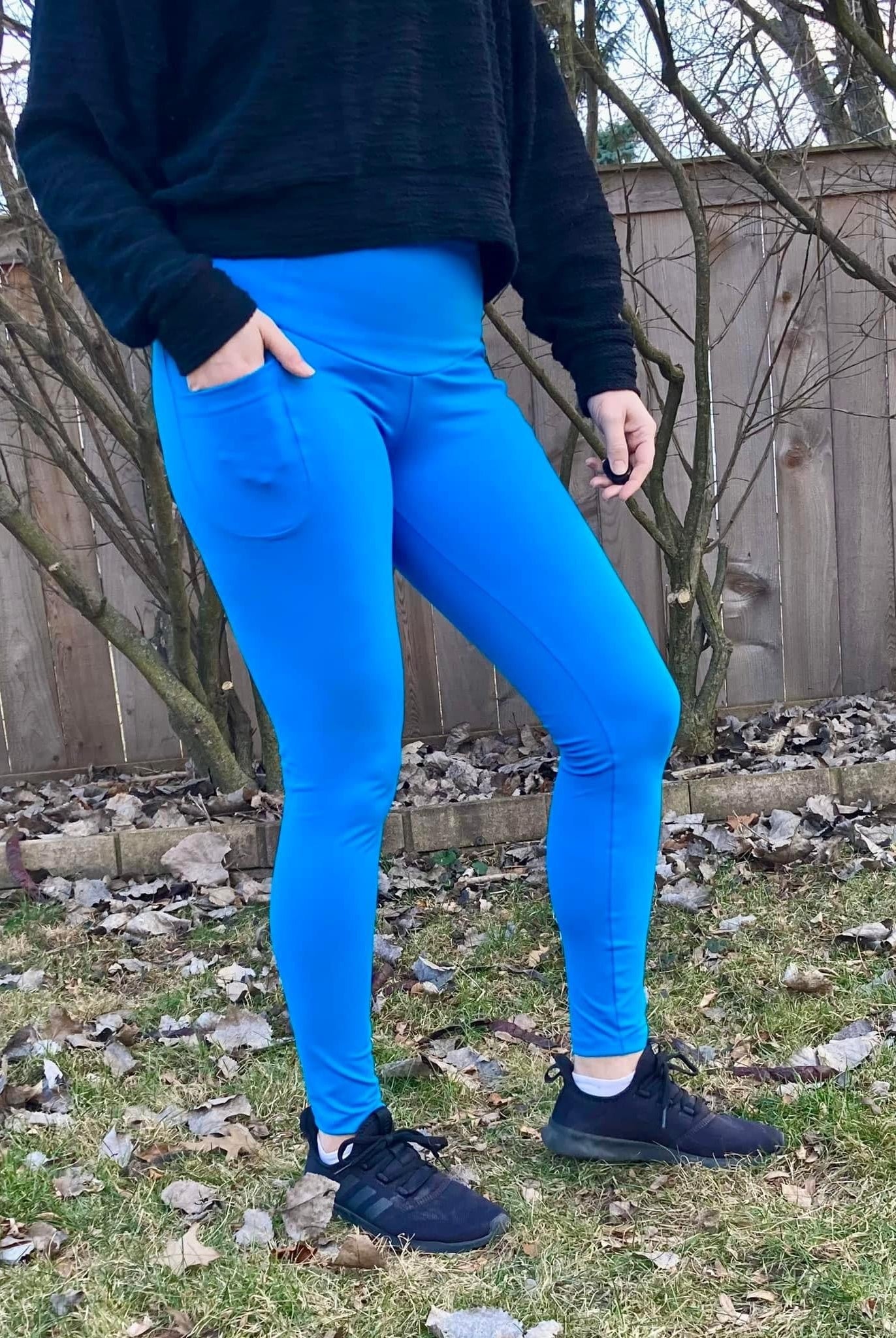 Bright Blue, Athletic Knit - Boho Fabrics - Athletic Knit Fabric