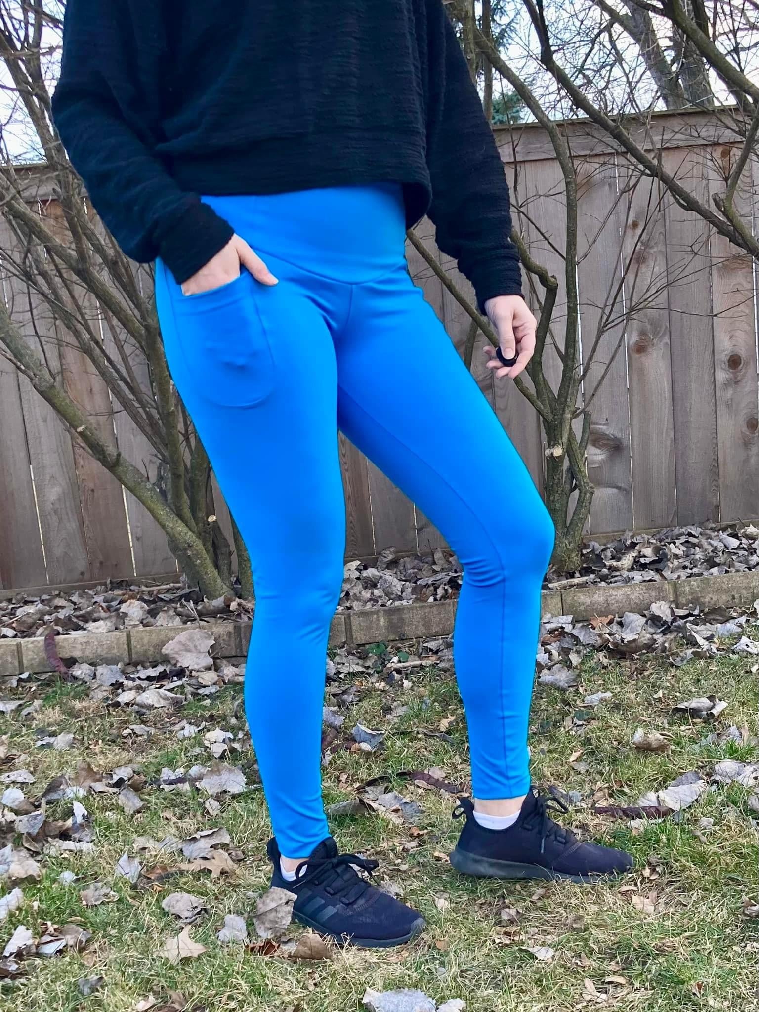 Bright Blue, Athletic Knit - Boho Fabrics - Athletic Knit Fabric