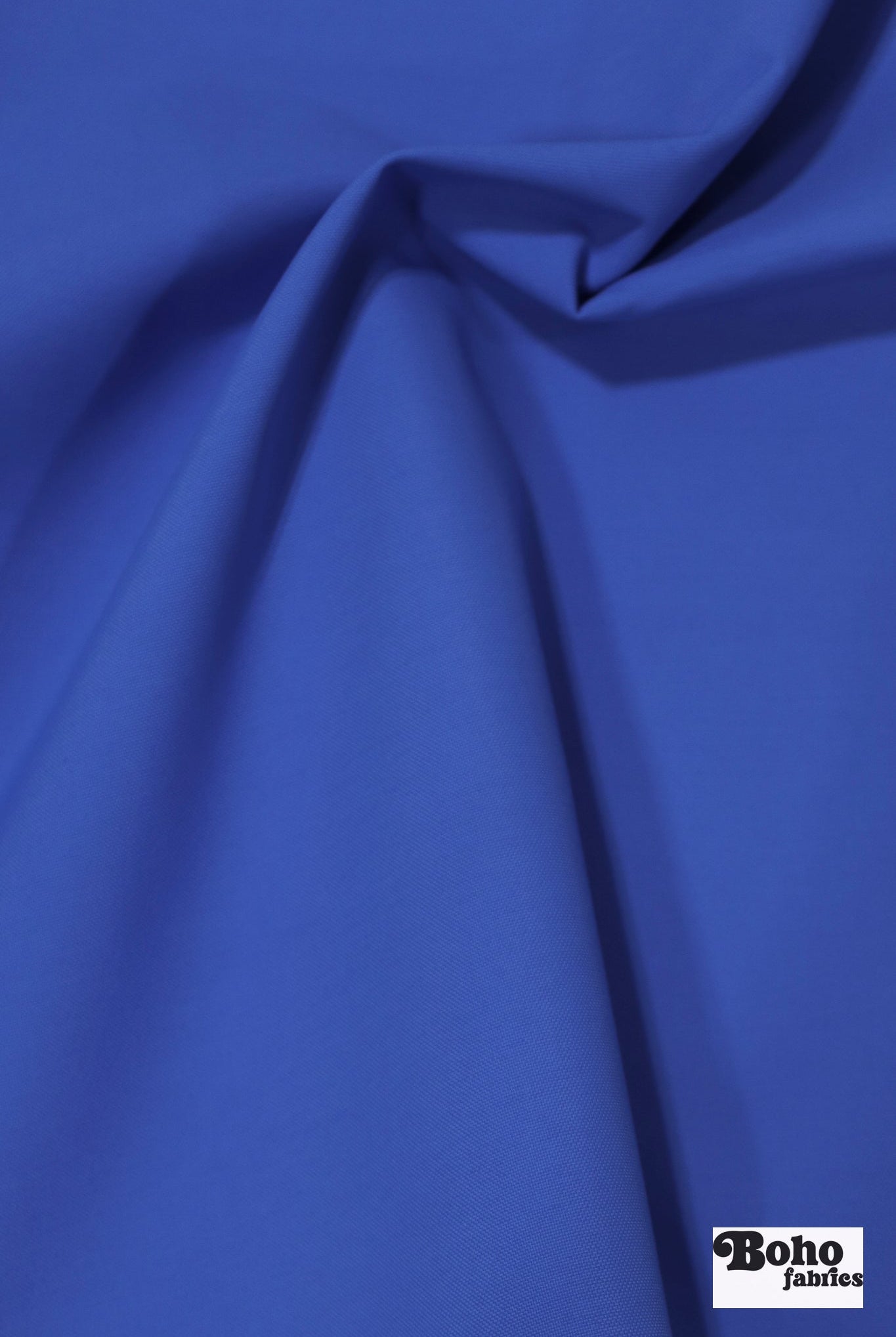 Bright Blue Midweight Cordura Nylon Fabric — Water - Resistant Designer Deadstock - Boho Fabrics - Performance Fabric, Woven