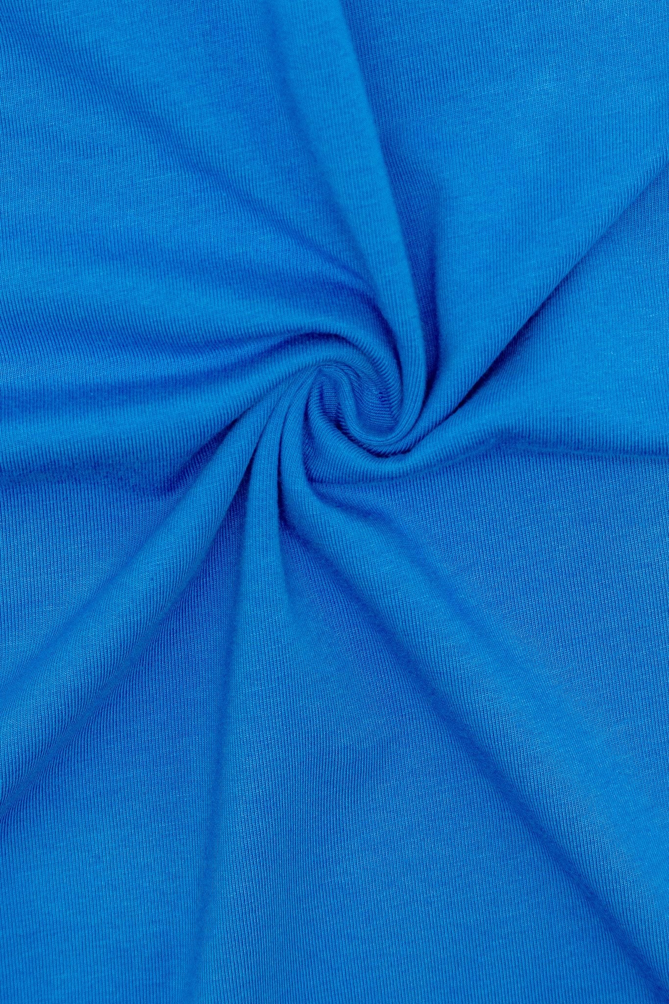 Bright Blue, Solid Cotton Spandex Fabric - Boho Fabrics - Cotton Spandex Solid Fabric