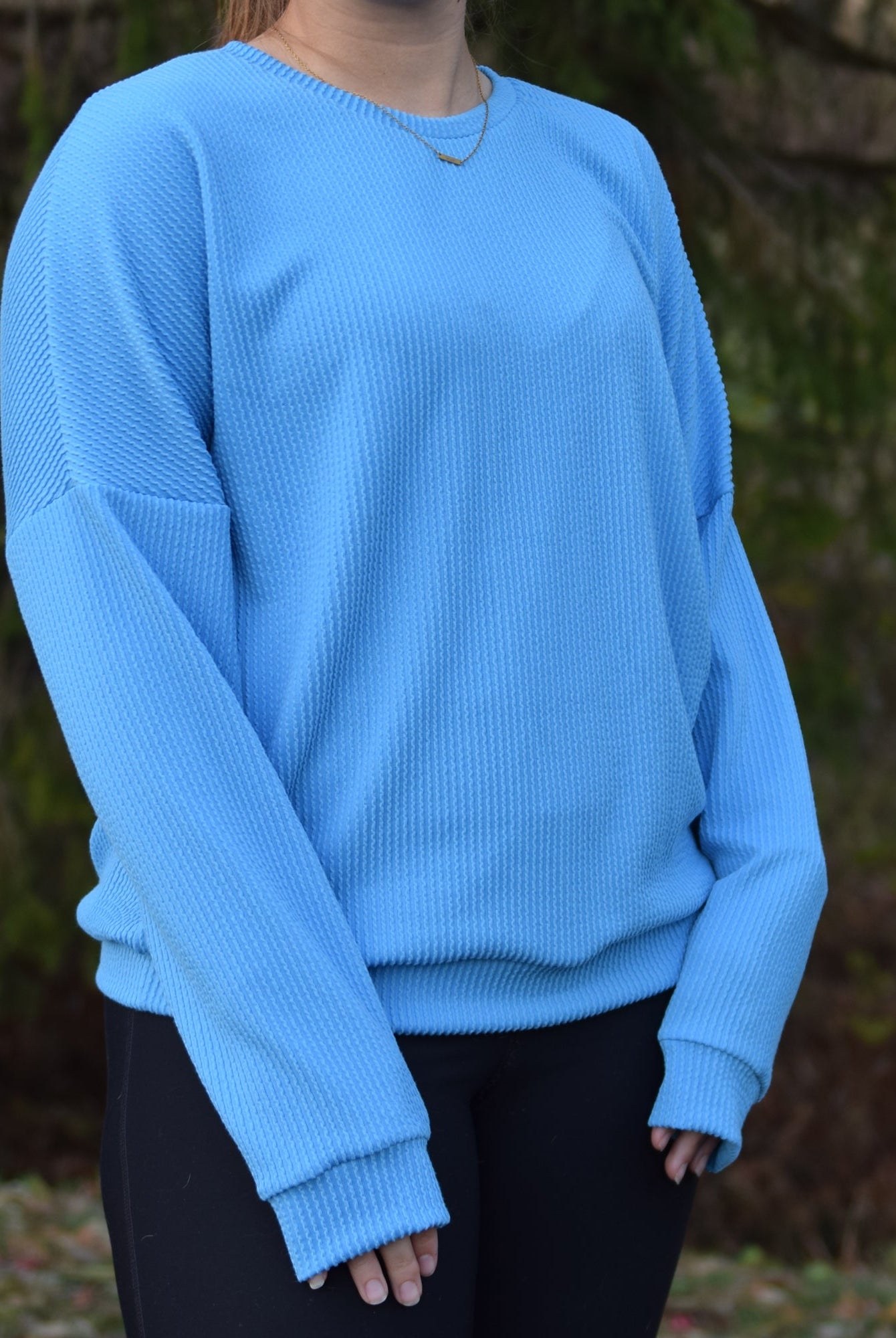 Bright Blue, Urban Rib Knit Fabric - Boho Fabrics - Rib Solid, Knit Fabric